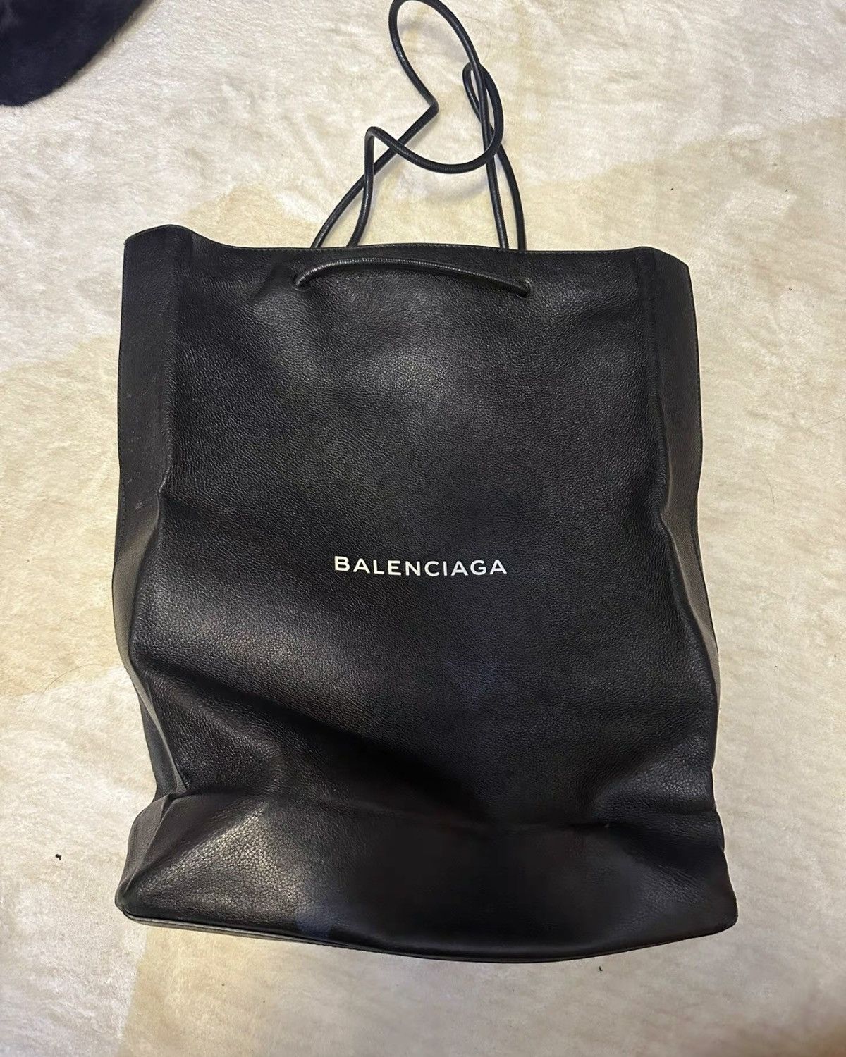 Balenciaga Logo Medium North/South Shopping Tote Size ONE SIZE - 1 Thumbnail