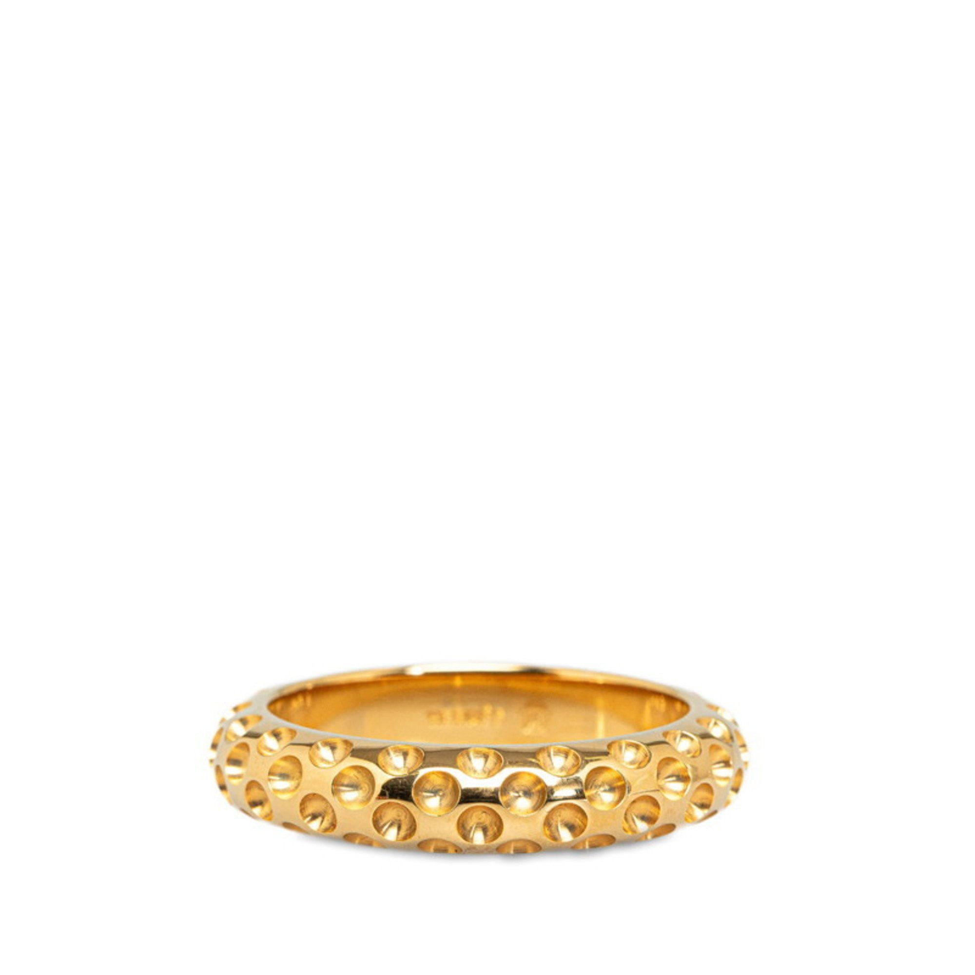 image of Hermes Dot Scarf Ring Gold Plated Women's Hermes