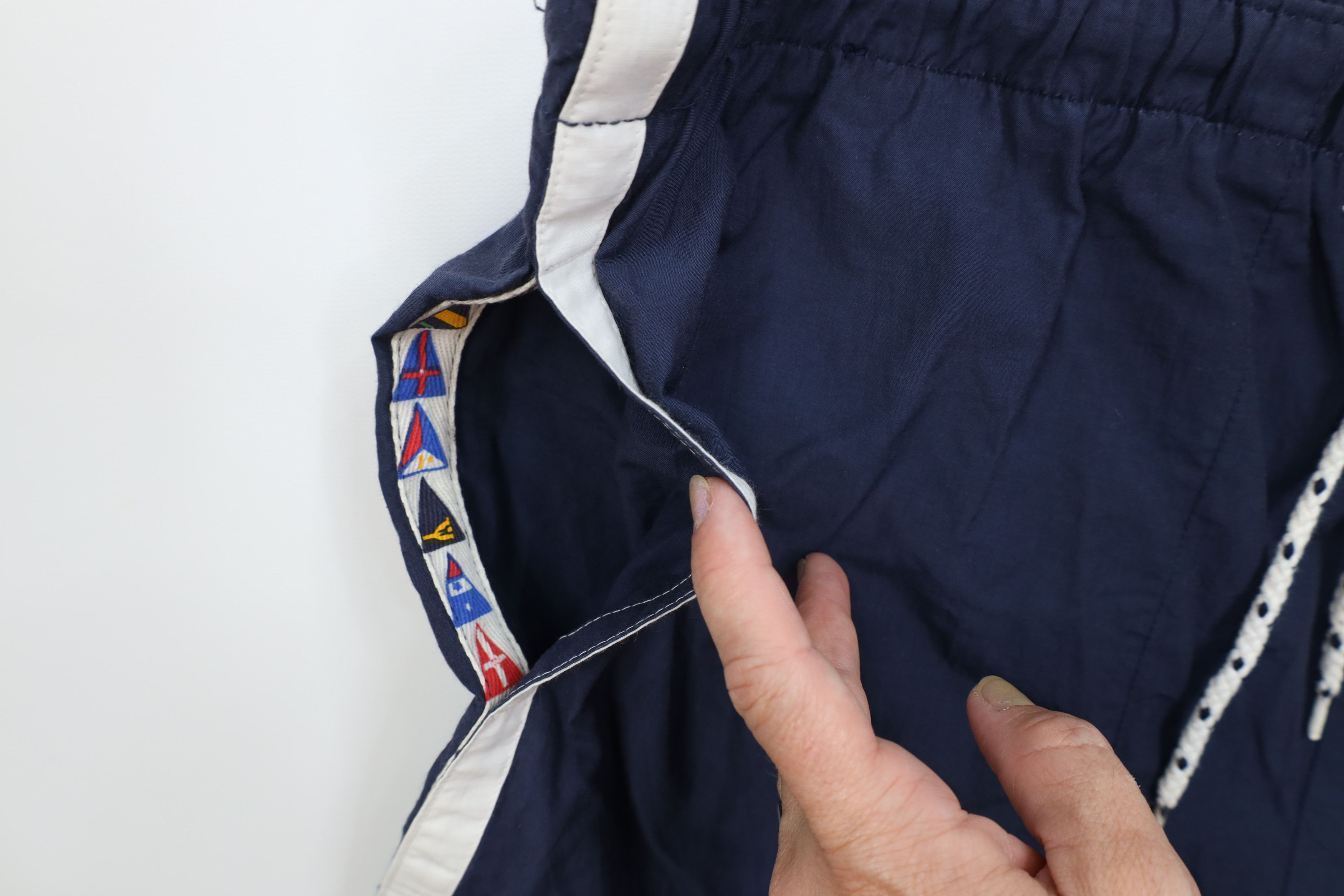 Nautica Deadstock Vintage 90s Nautica Lined Shorts Swim Trunks Size US 36 / EU 52 - 7 Thumbnail