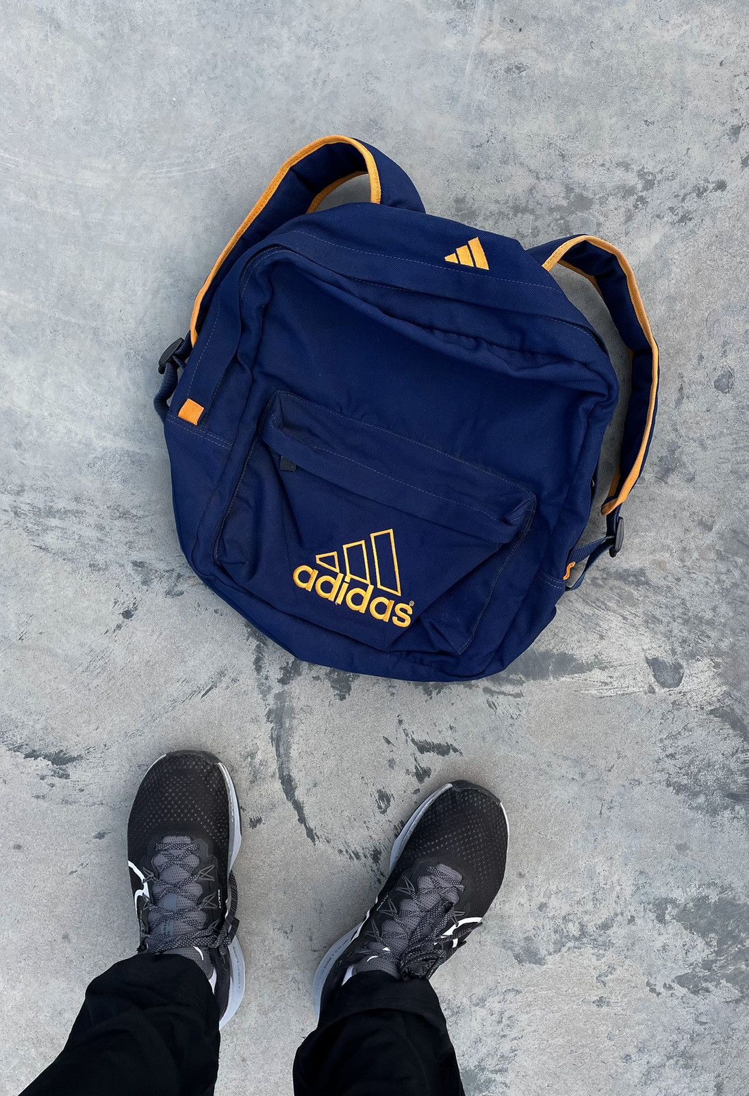 Adidas × Vintage Vintage Adidas Equipment Backpack Embroidered Big Logo Y2K Size ONE SIZE - 5 Thumbnail