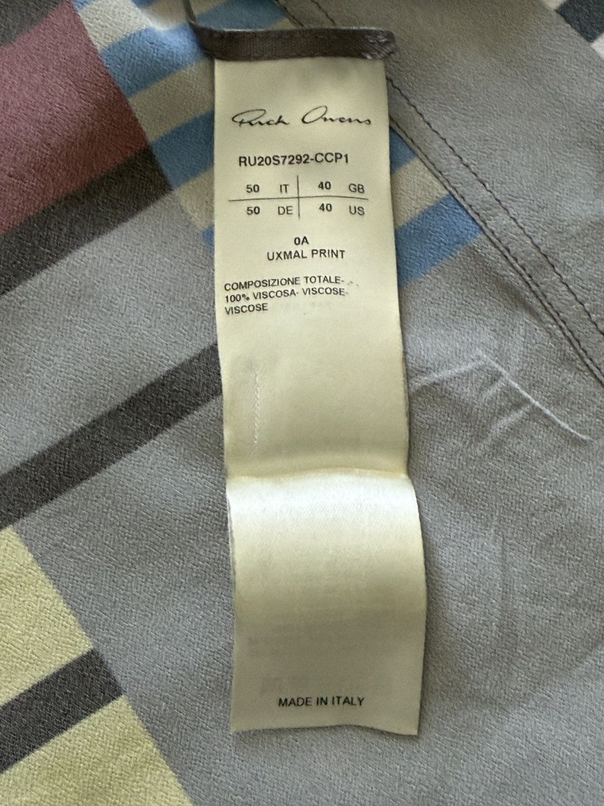 Rick Owens SS20 Tecautl Golf Shirt Button Up Size US M / EU 48-50 / 2 - 9 Thumbnail