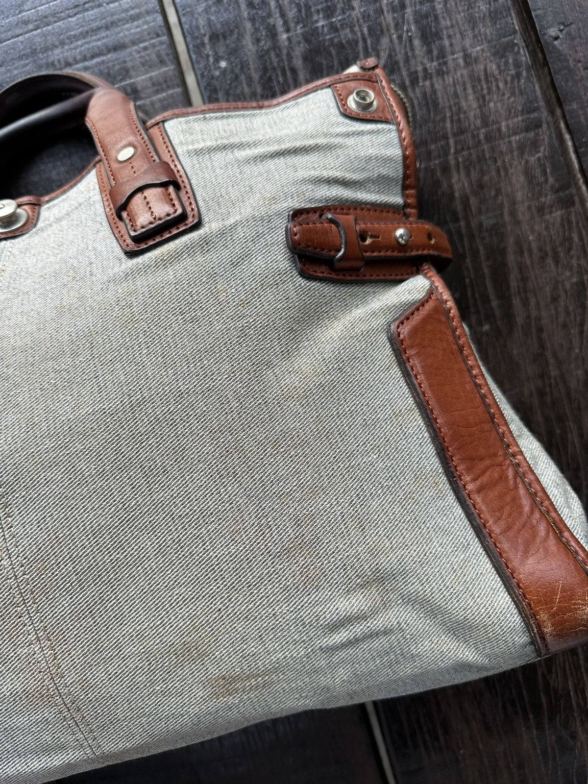 Japanese Brand × MasterPiece × Vintage Vintage master piece japan leather mesengger bag Size ONE SIZE - 4 Thumbnail