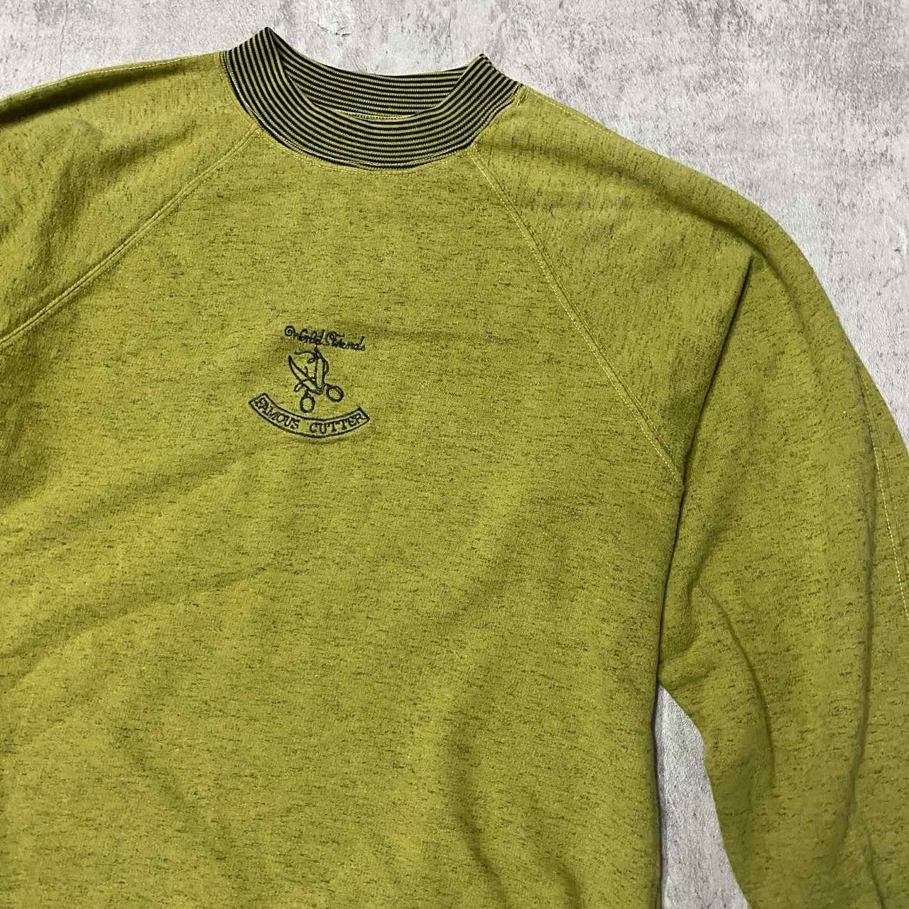 Other Green and black vintage 90s sweatshirt with embroidered logo Size US M / EU 48-50 / 2 - 2 Thumbnail