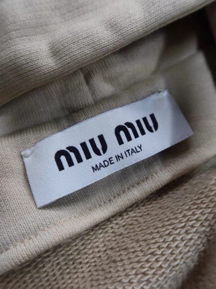 Miu Miu MIU MIU Milk Tea Logo Jacket Women's Size S / US 4 / IT 40 - 3 Thumbnail