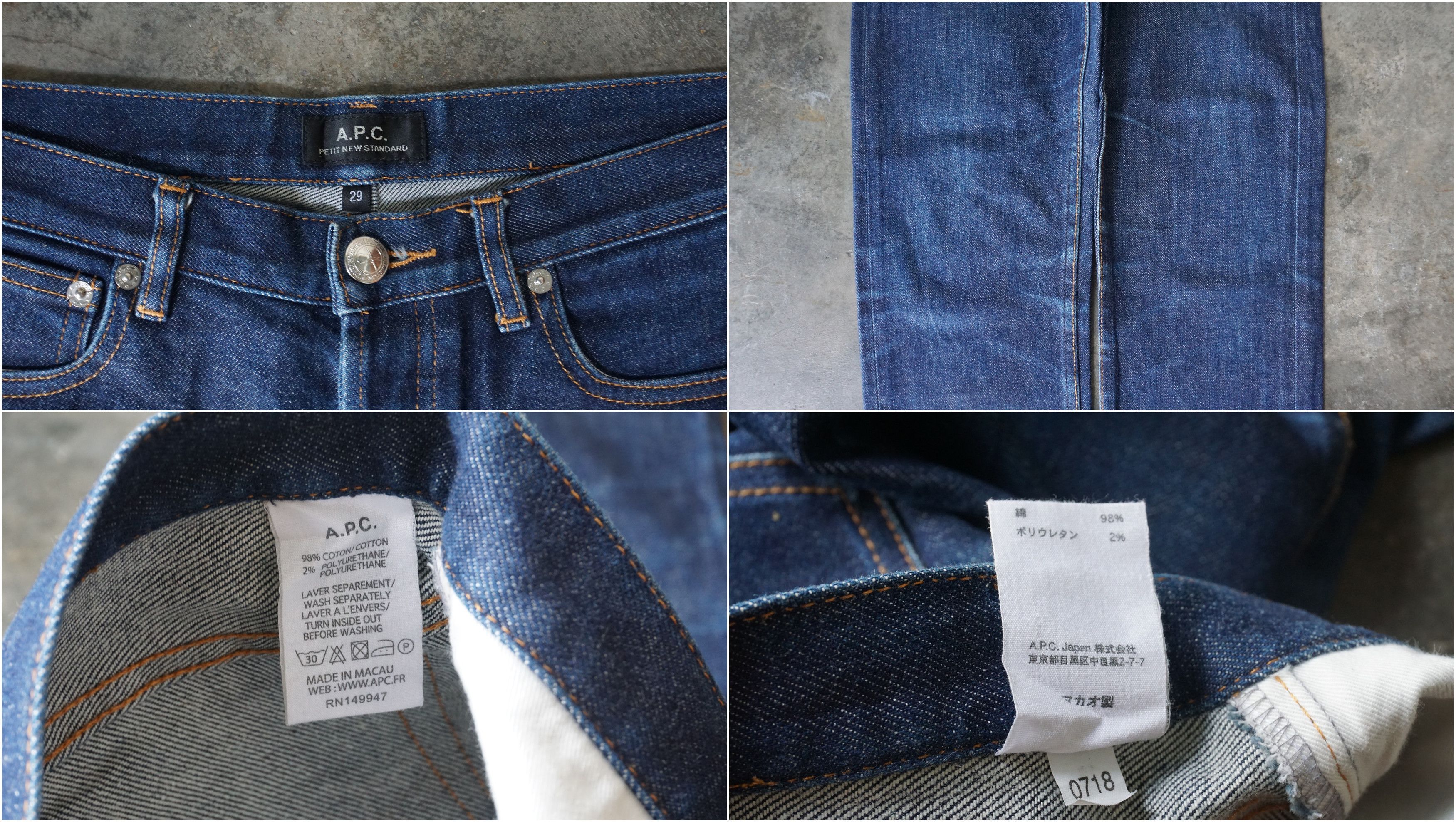 A.P.C. APC Petit New Standart Jeans w29 Size US 29 - 8 Thumbnail