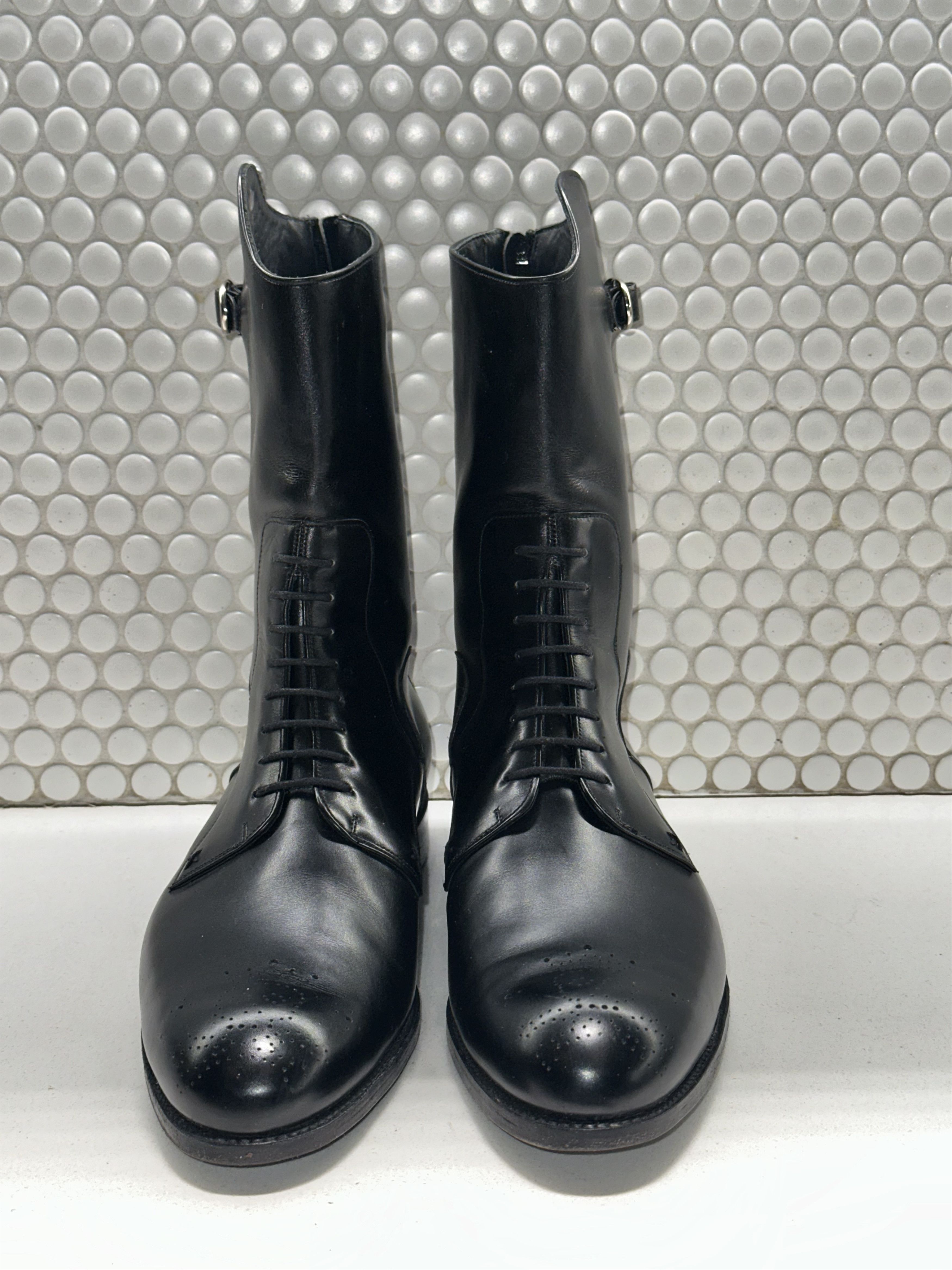 Barker Black Riding Boot Size US 9.5 / EU 42-43 - 7 Thumbnail