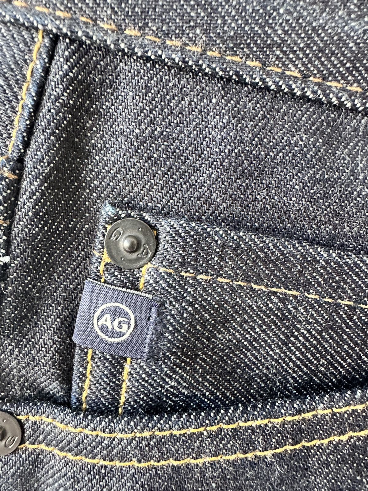 AG Adriano Goldschmied AG Dylan Slim Skinny Jeans 30x34 Dark Wash Indigo Selvedge Size US 30 / EU 46 - 9 Thumbnail
