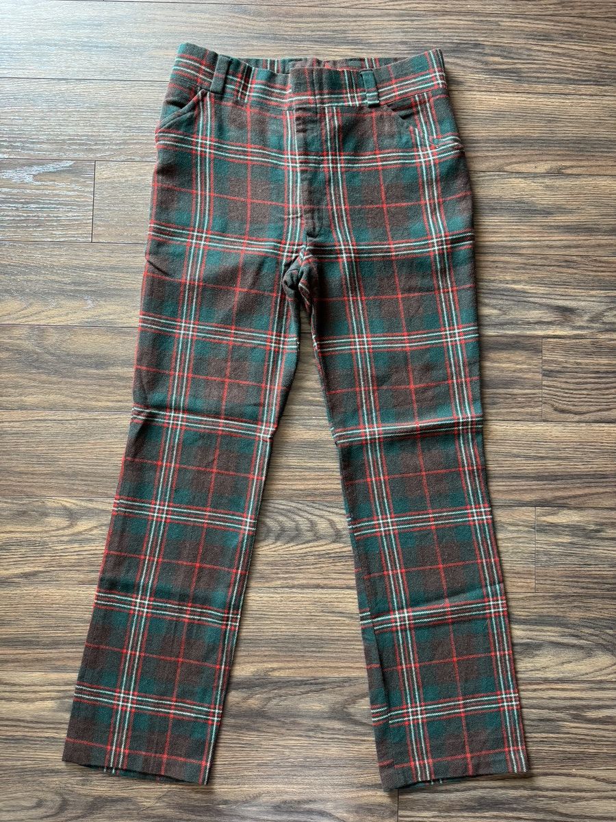 Other Kennedy’s Vintage Plaid Wool Pants Size US 32 / EU 48 - 1 Thumbnail