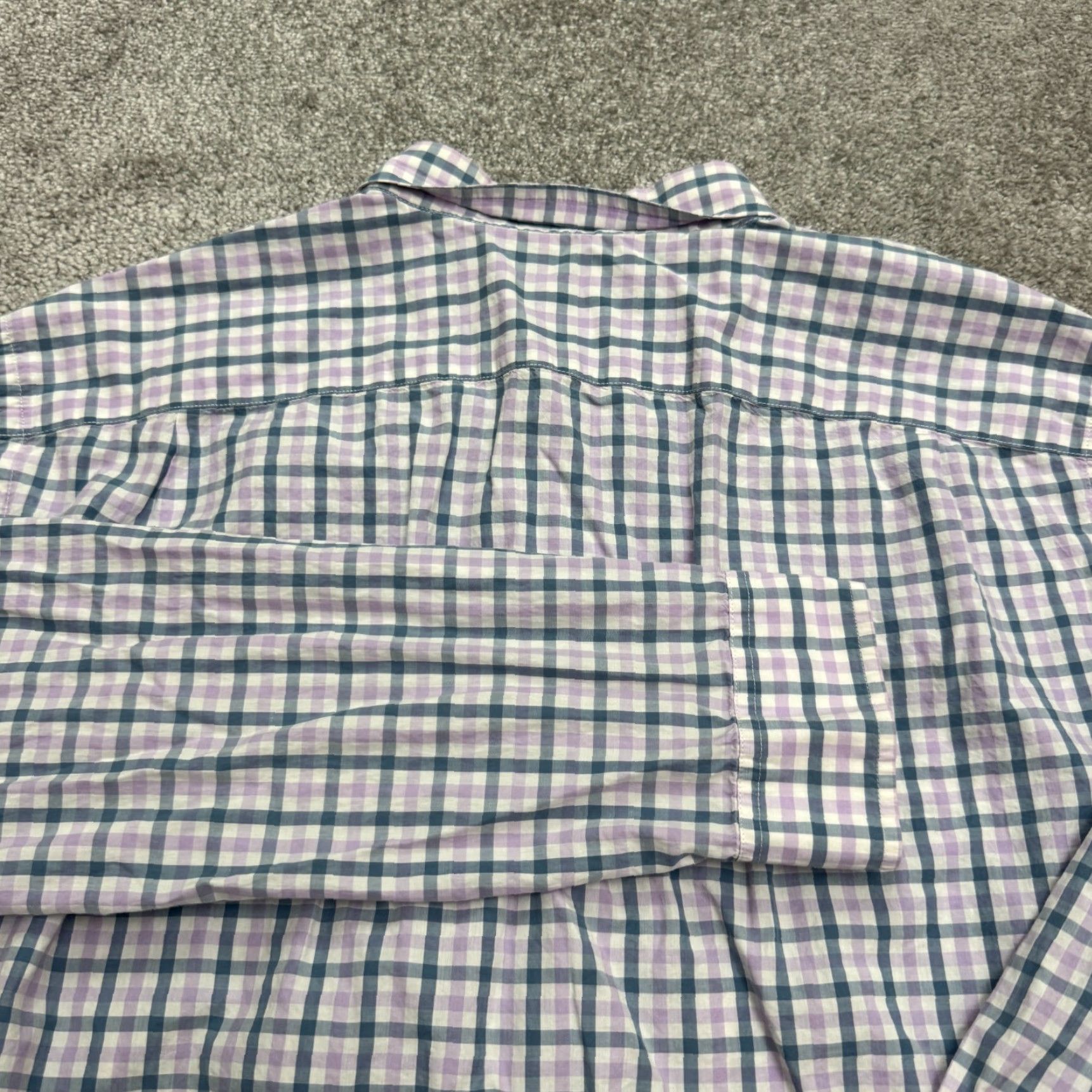 J.Crew J.CREW Lightweight Button-Up Shirt Mens XL Multicolor Plaid Cotton Casual Preppy Size US XL / EU 56 / 4 - 3 Thumbnail