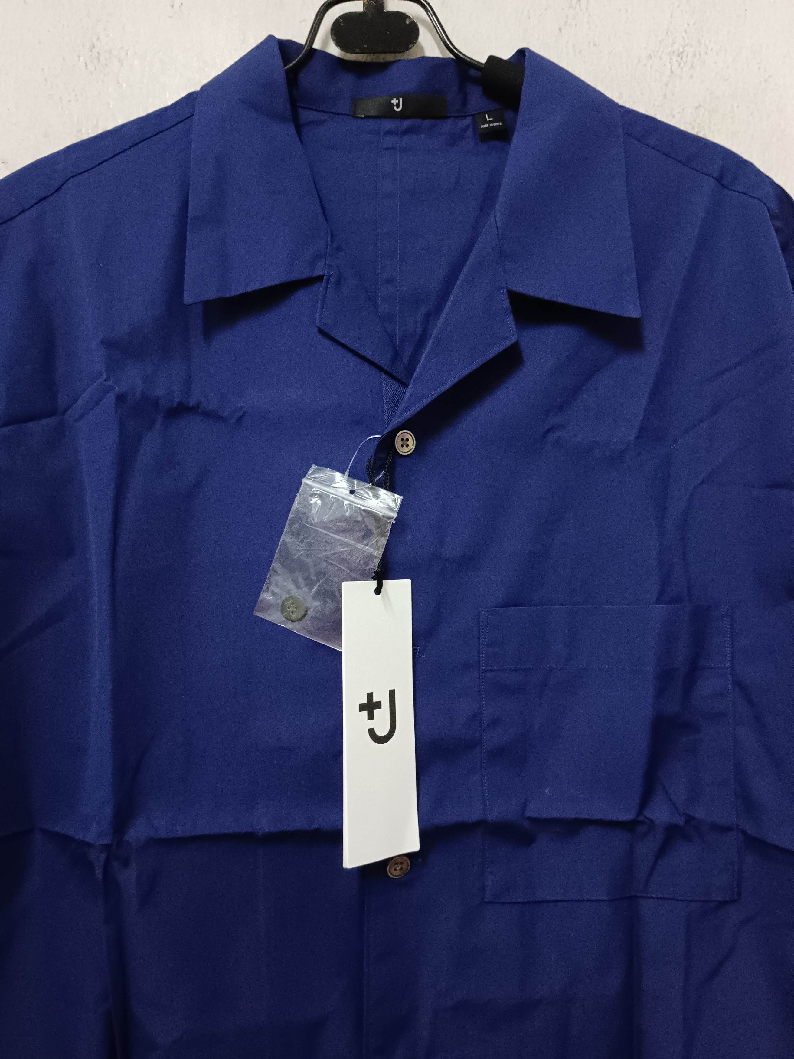 Jil Sander Jil Sander X Uniqlo +J Supima Oversized Collar Shirt Size US L / EU 52-54 / 3 - 6 Thumbnail