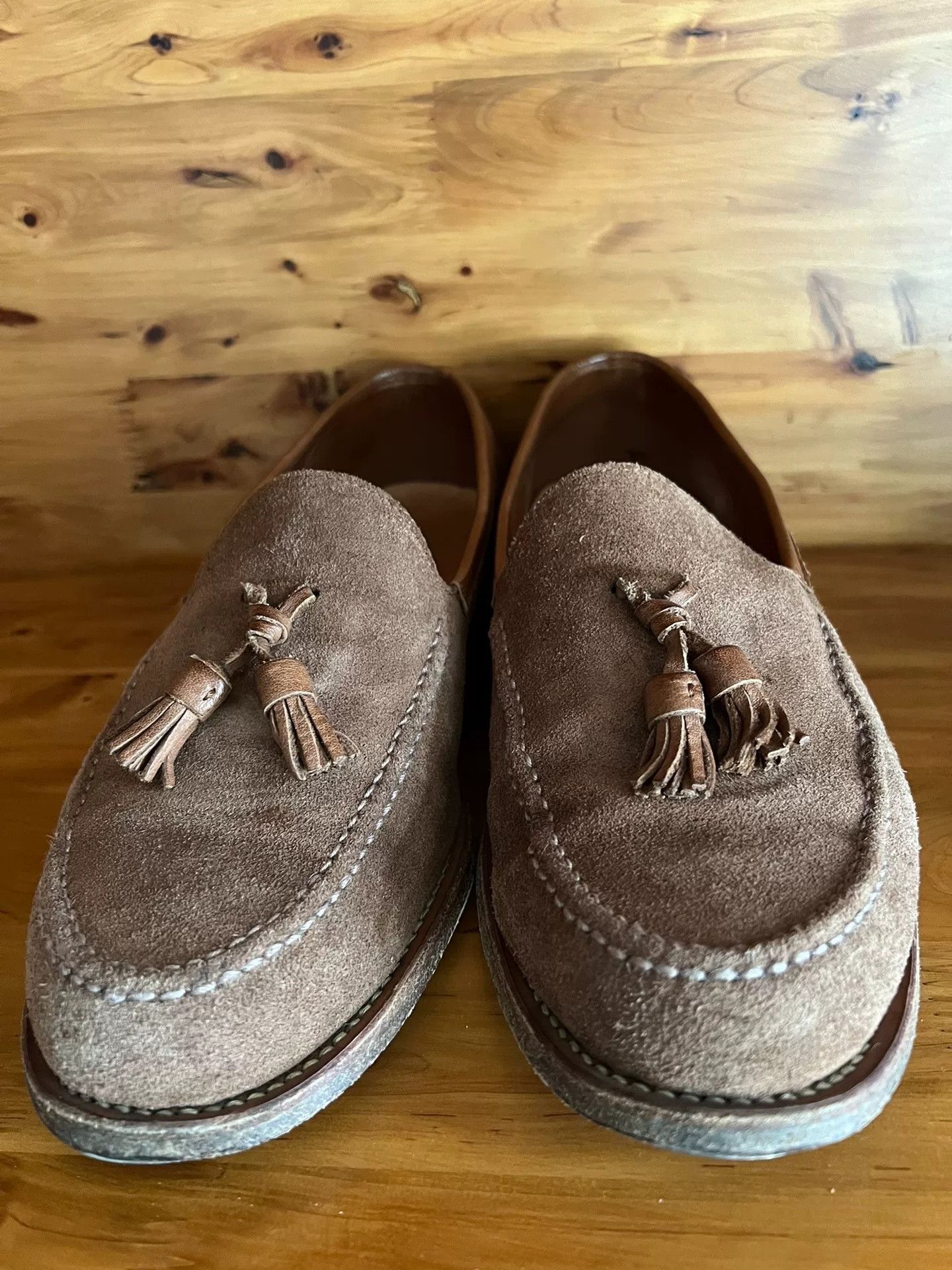 PHIGVEL MAKERS & Co. Phigvel PMC Suede Tassel Loafers Size US 8.5 / EU 41-42 - 9 Thumbnail