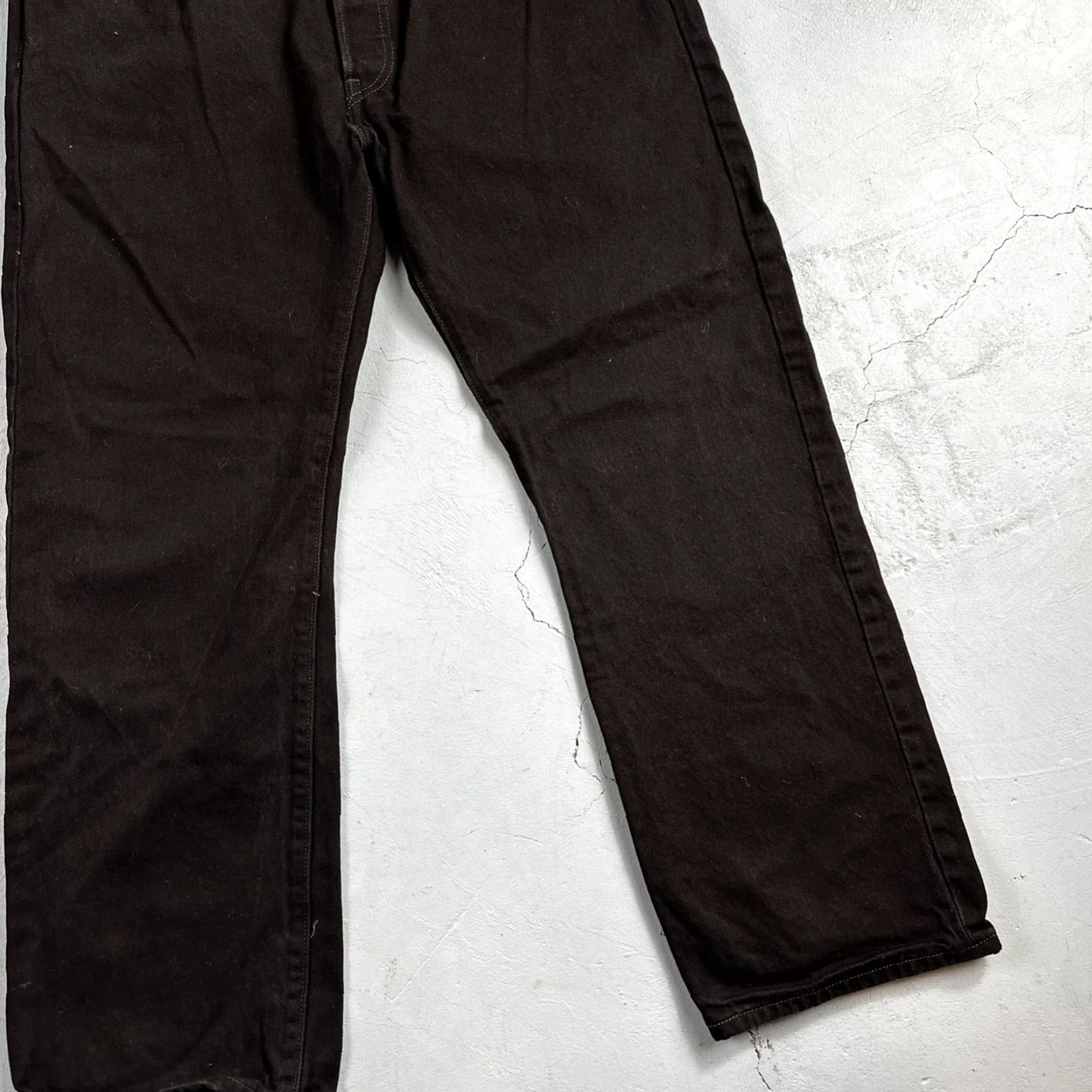 Levi's VINTAGE Levi's 501 Jeans Men 38x30 Black Dark Wash 501 Straight Levi'S 505 90s USA, 38x30? Size US 38 / EU 54 - 2 Thumbnail