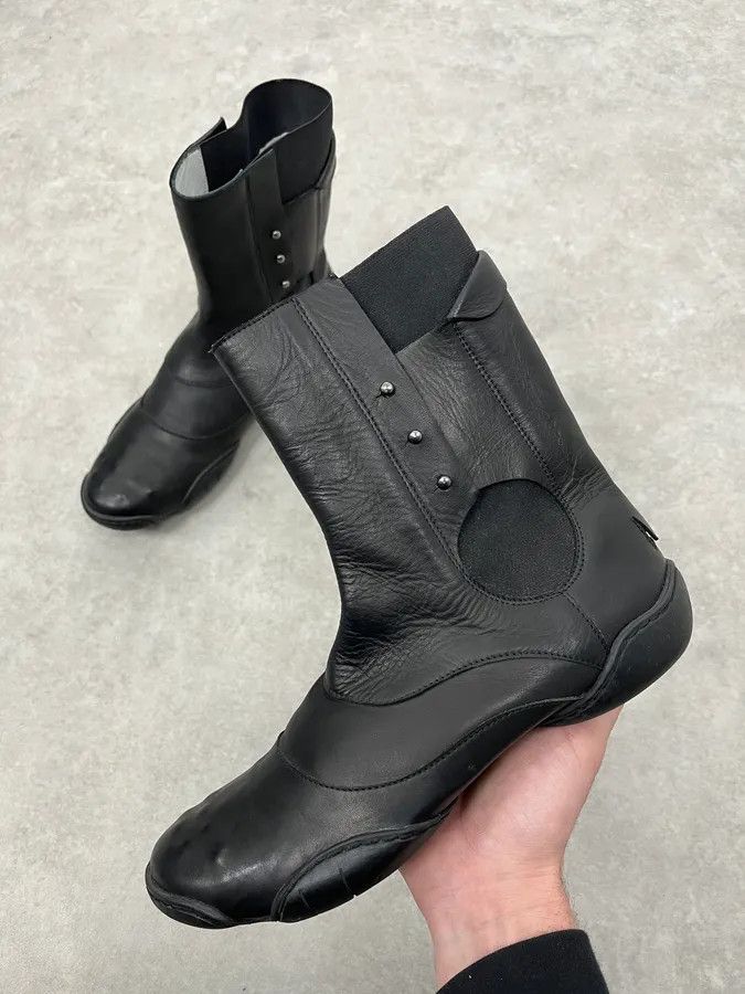 Marithe + Francois Girbaud Marithé François Girbaud Toa Ninja Black Boots Size US 6 / IT 36 - 1 Thumbnail
