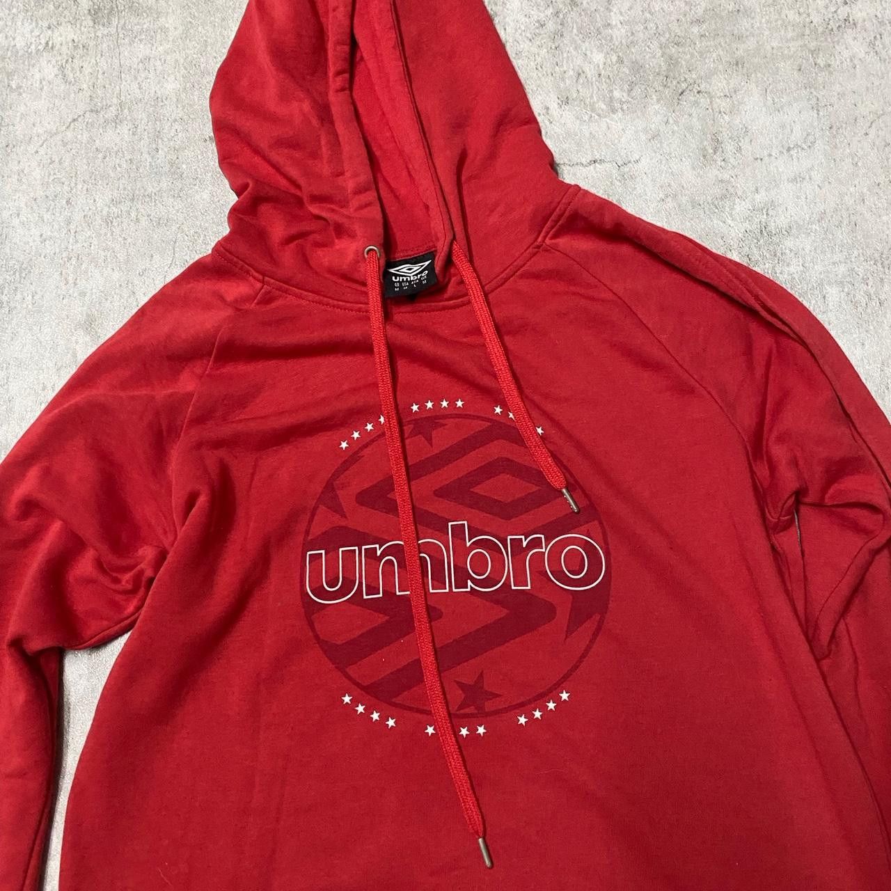Umbro Red Umbro hoodie with embroidered logo #UmbroHoodie Size US M / EU 48-50 / 2 - 2 Thumbnail