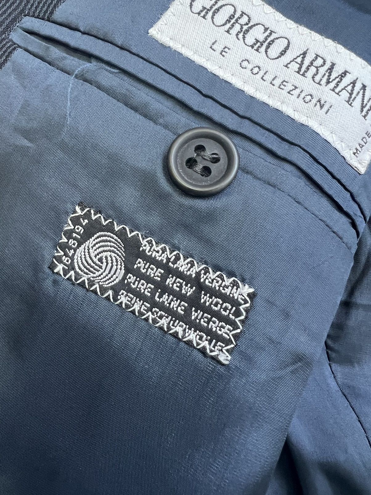 Giorgio Armani × Vintage Vintage Giorgio Armani Suit Double Blazers and Pants Size 50R - 9 Thumbnail