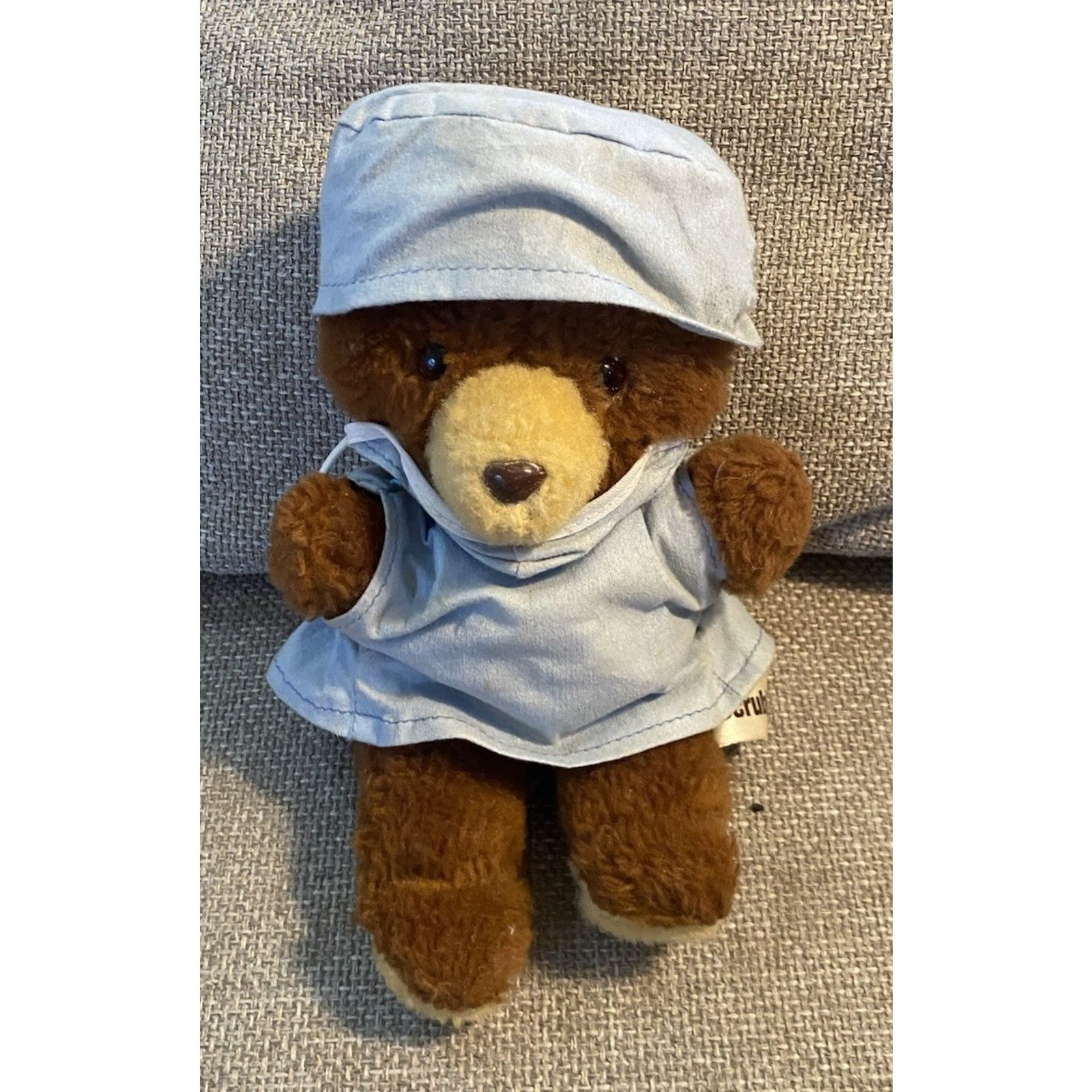 Vintage Vintage 80s Russ Berrie "Scrubby" Stuffed Bear Animal Size ONE SIZE - 1 Thumbnail