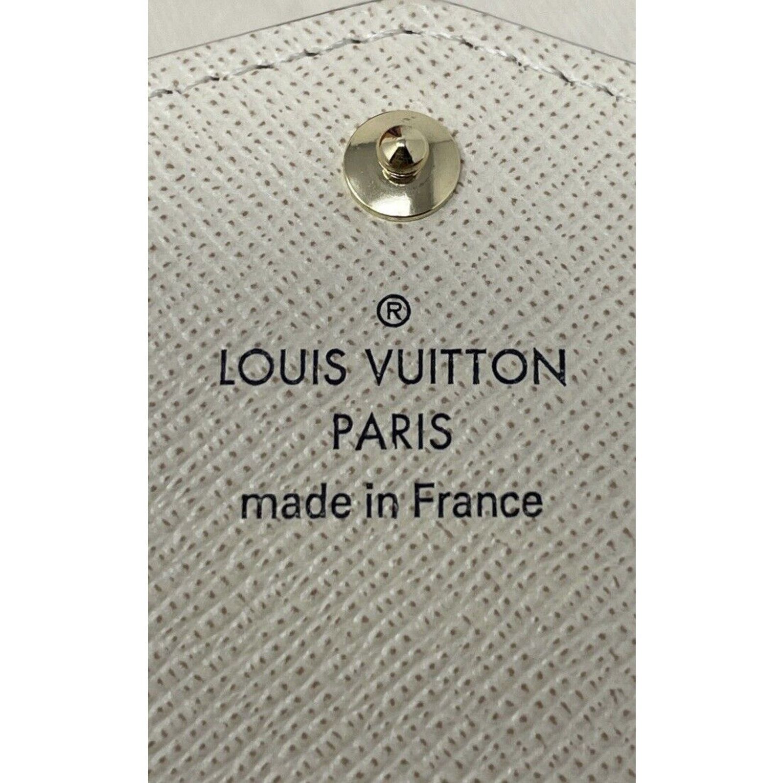 Louis Vuitton LOUIS VUITTON Damier Azur Sarah Wallet White Size ONE SIZE - 9 Thumbnail