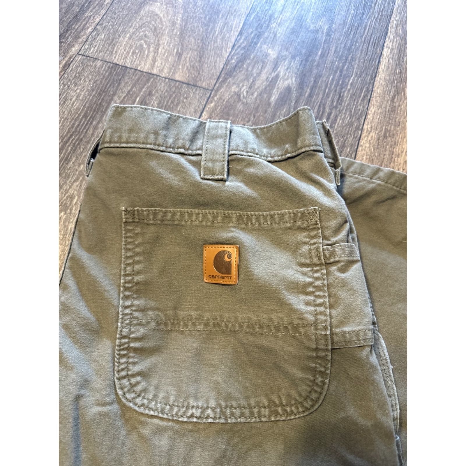 Carhartt VINTAGE Carhartt Workwear Carpenter Pants 36x32 Gray Men 90s Grunge USA Keywords Pockets Size US 36 / EU 52 - 4 Thumbnail