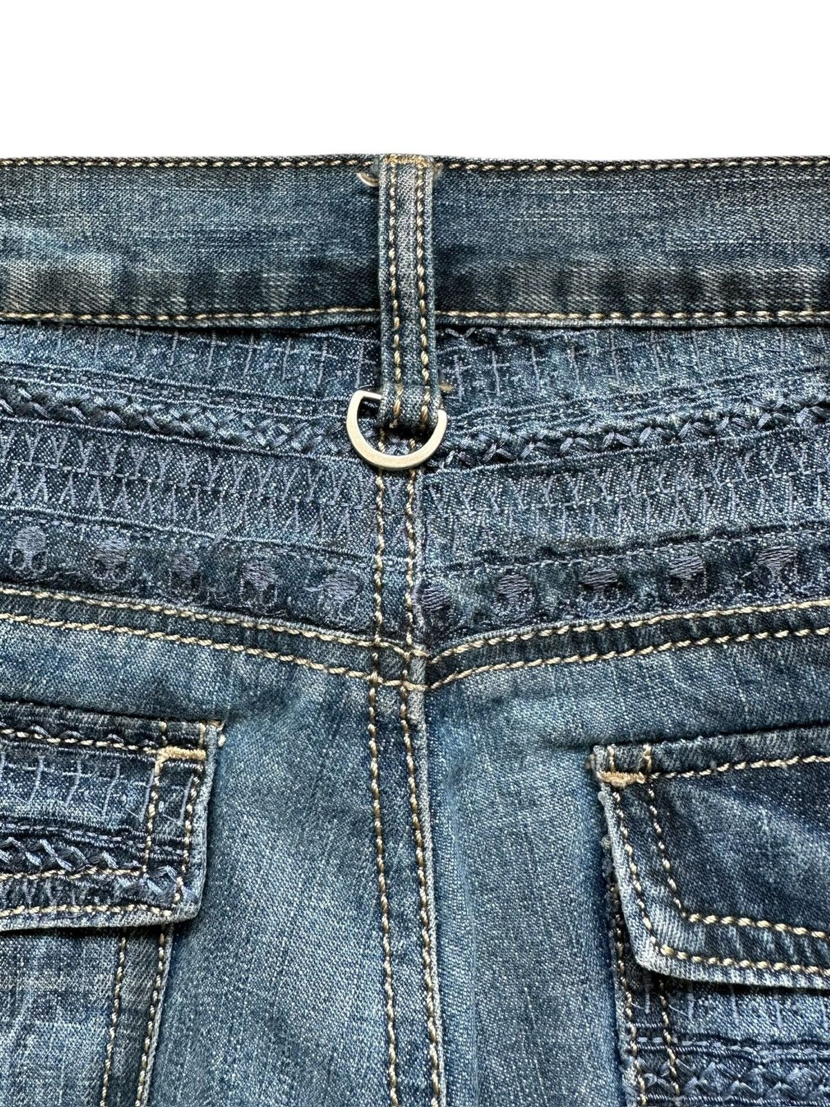 semanticdesign 2013FW Semanticdesign - jrock sashiko skull jeans Size US 32 / EU 48 - 6 Thumbnail