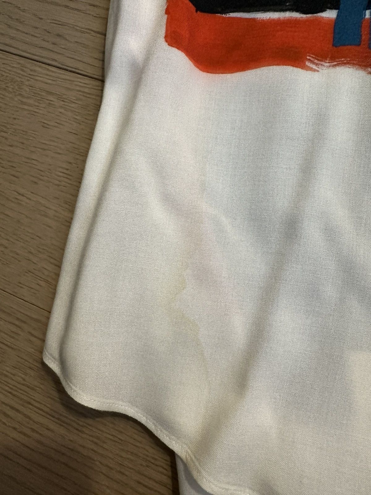SSENSE Davi Paris White Paint Button-Up Size US S / EU 44-46 / 1 - 6 Thumbnail