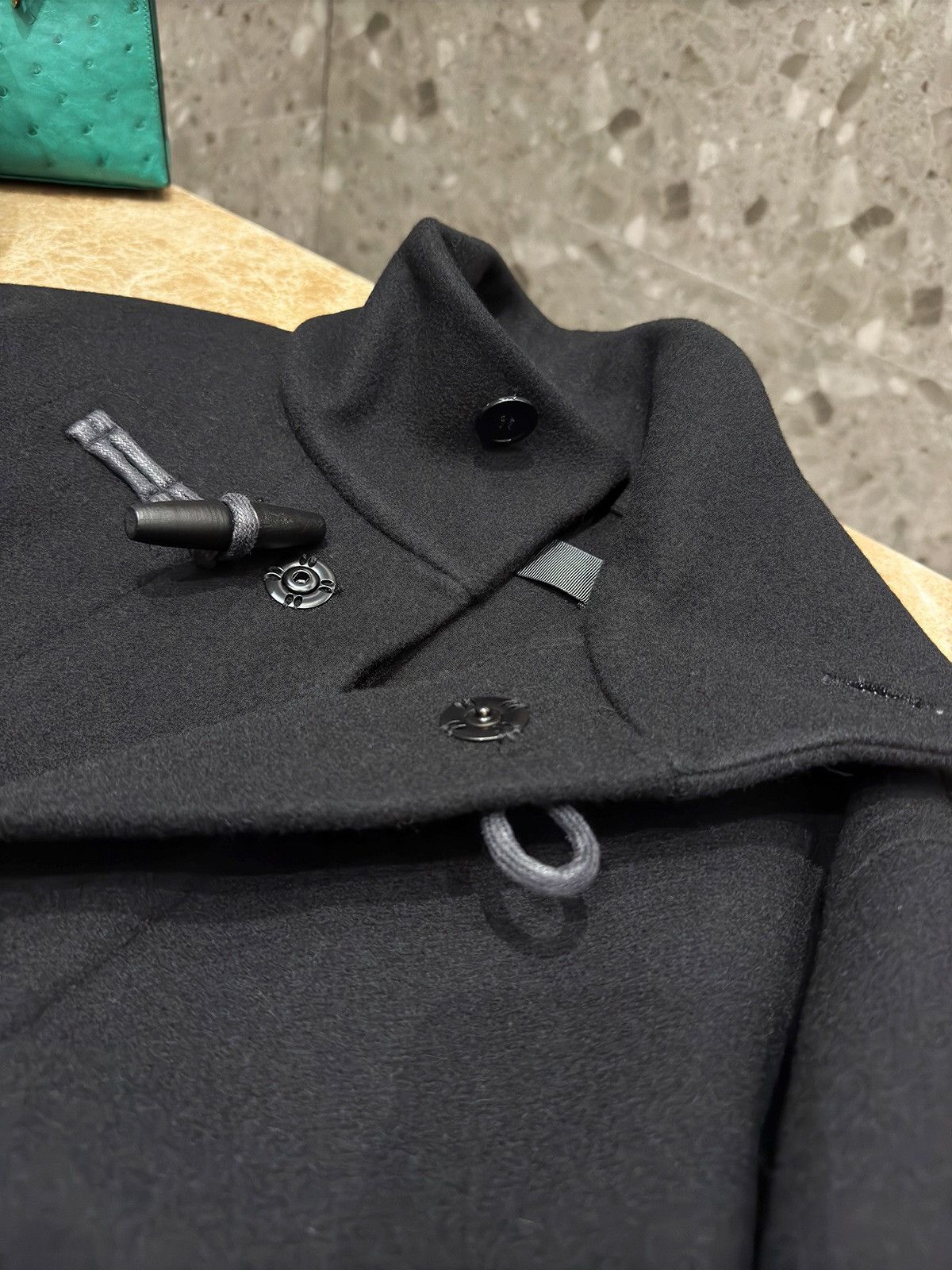 Other Black 100% wool duffle coat with tie belt Size M / US 6-8 / IT 42-44 - 3 Thumbnail