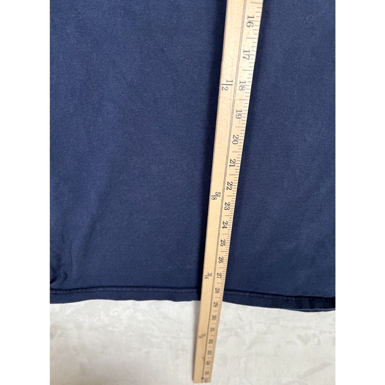 Nike VINTAGE Nike T-Shirt Nike Blue 2XL Embroidered Swoosh 90s Y2K Fadeed Size US XXL / EU 58 / 5 - 6 Thumbnail