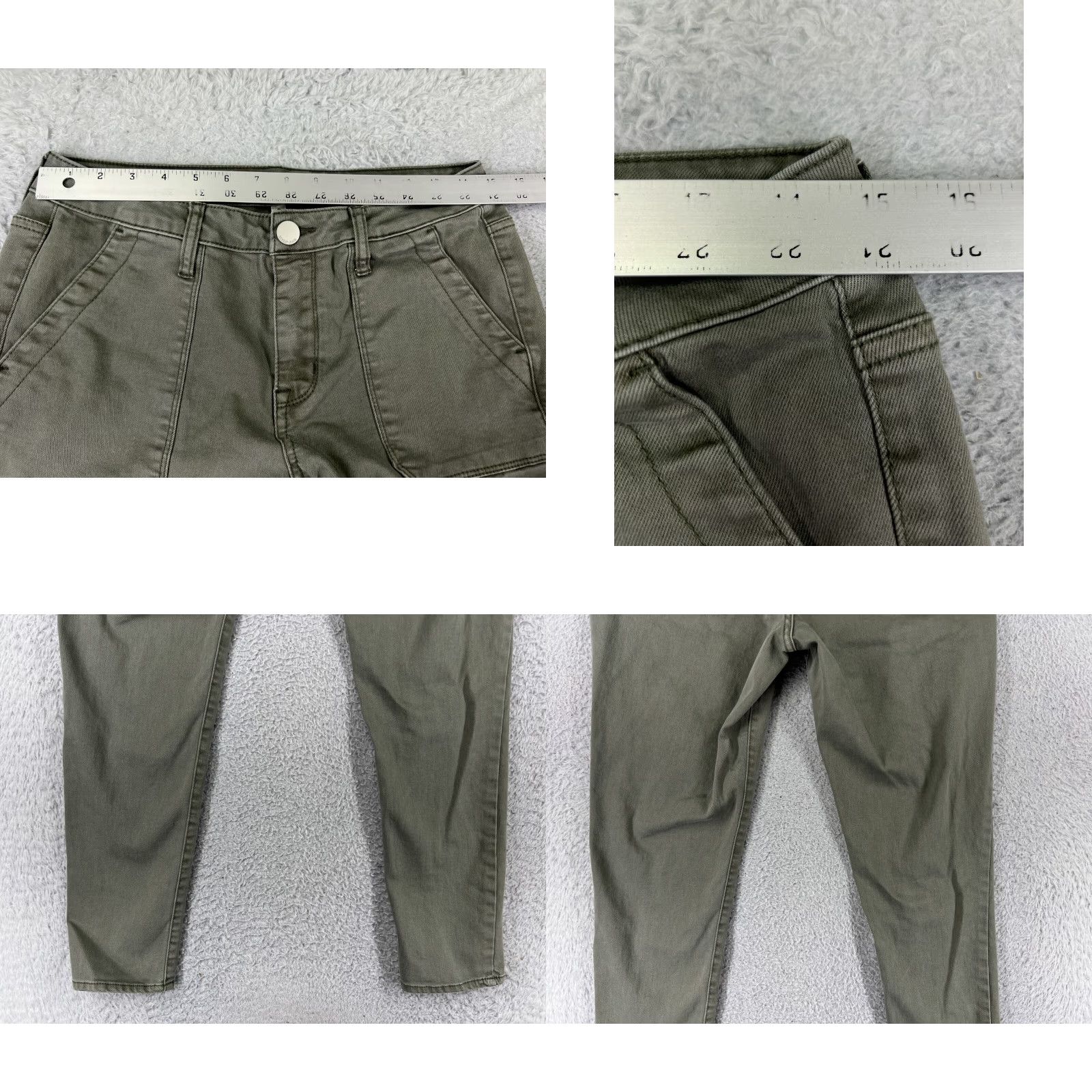 7 For All Mankind 7 For All Mankind Jeans Women 8 Green Denim Ankle Skinny Cotton Blend 7 For All Mankind Jeans Women 8 Green Denim Ankle Skinny Cotton Blend Size 30" / US 8 / IT 44 - 9 Thumbnail