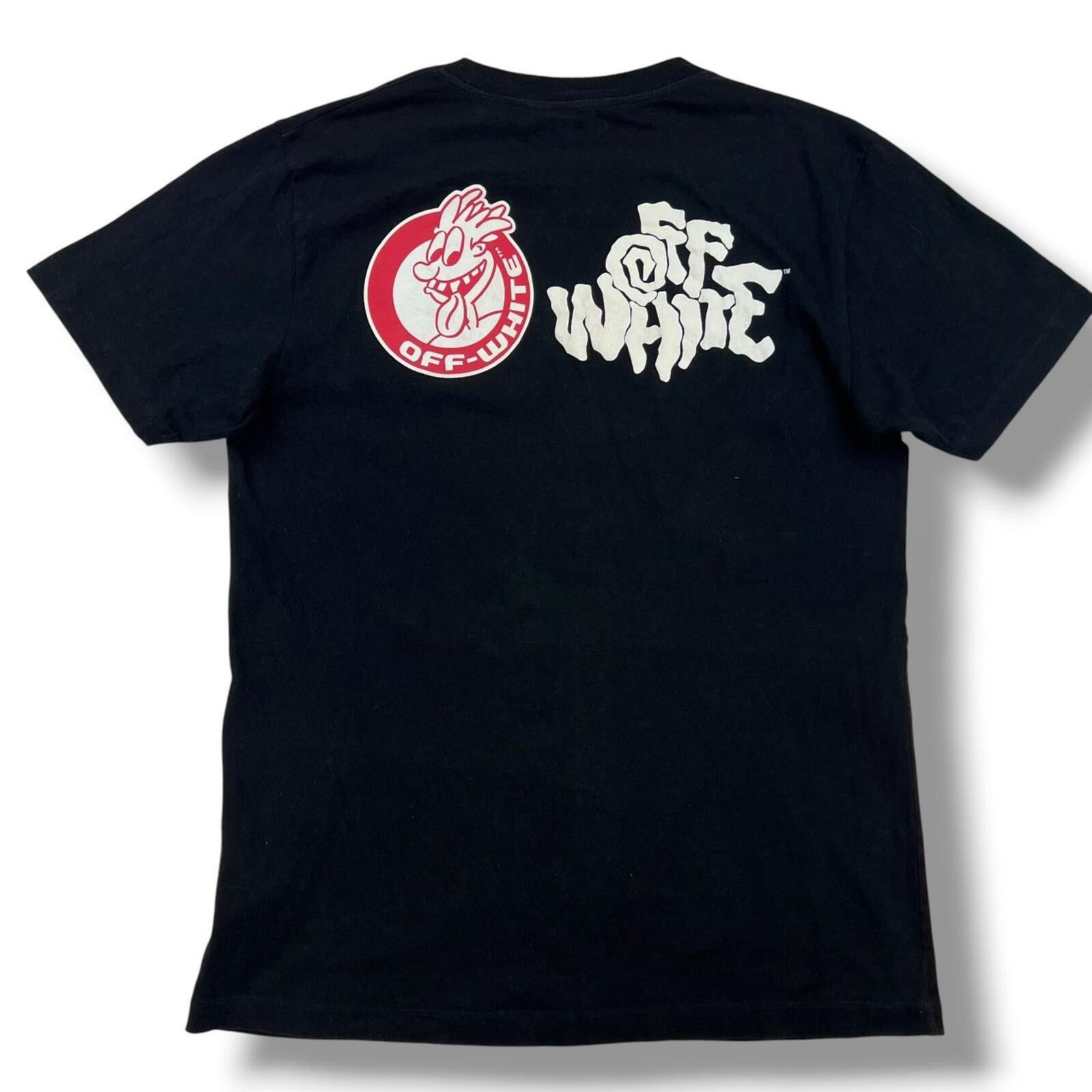 Off-White Off-White Tongue T Shirt Size US L / EU 52-54 / 3 - 2 Thumbnail