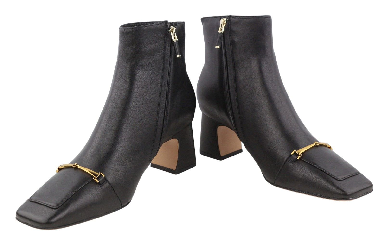 Other LOLA CRUZ LOREY EU41 Black Leather Square Toe Ankle 87546 Size US 10 / IT 40 - 6 Thumbnail