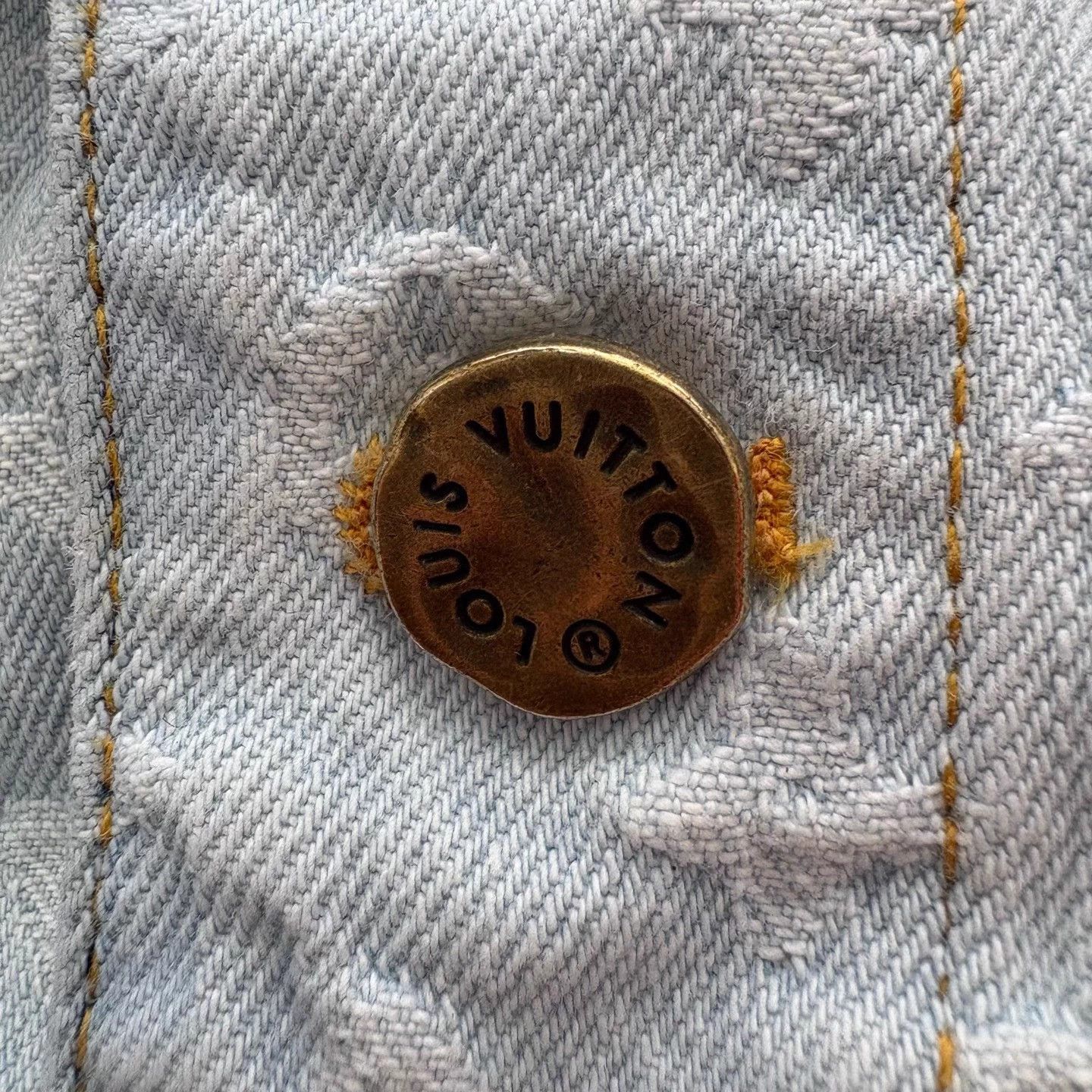 Louis Vuitton LV x Tyler SS24 Light Blue Denim Jacket Size US L / EU 52-54 / 3 - 6 Thumbnail