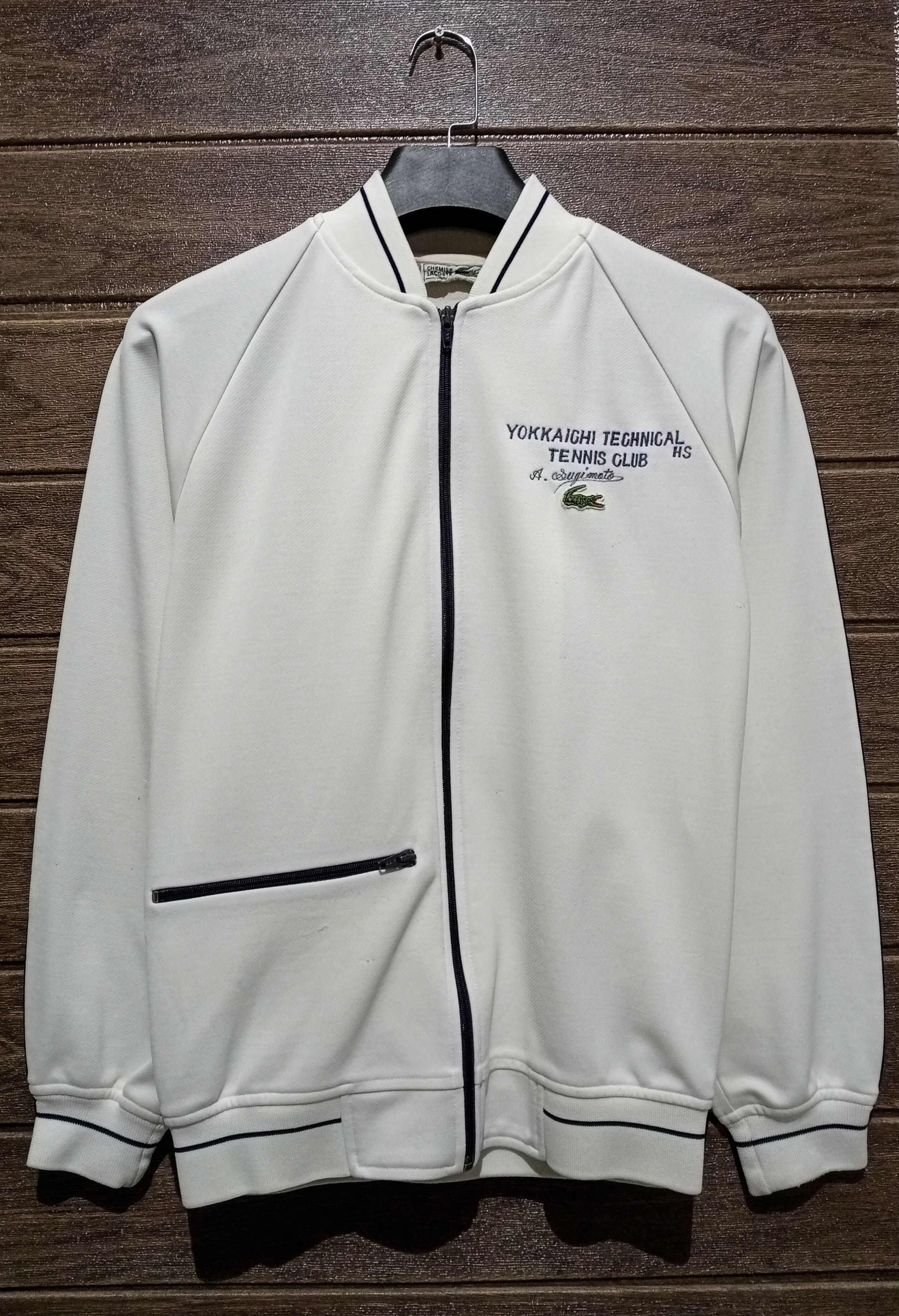 Lacoste × Vintage Vintage '90s Chemise Lacoste Tennis Style Track Jacket Japan Size US M / EU 48-50 / 2 - 1 Thumbnail