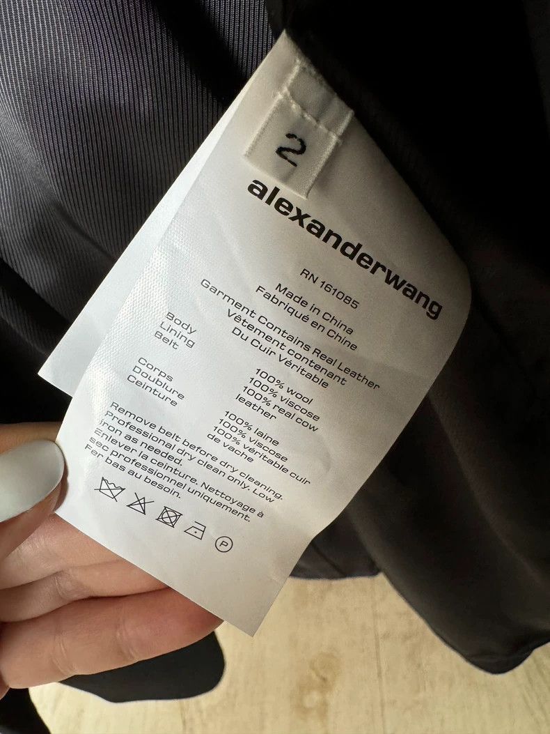 Alexander Wang Alexandre Wang Black Wide-Shoulder Blazer- Size M / US 6-8 / IT 42-44 - 6 Thumbnail