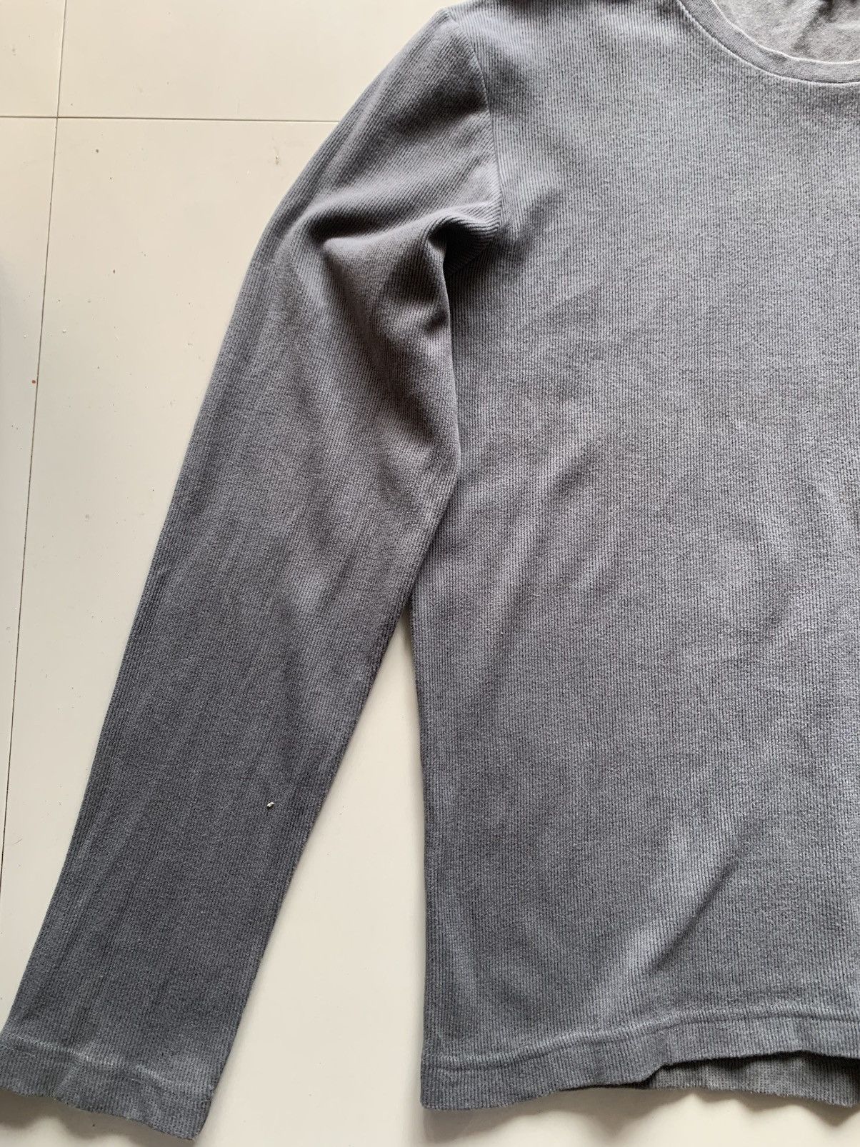 Cos COS Grey Waffle Knit Long Sleeve Sweater Size US L / EU 52-54 / 3 - 3 Thumbnail