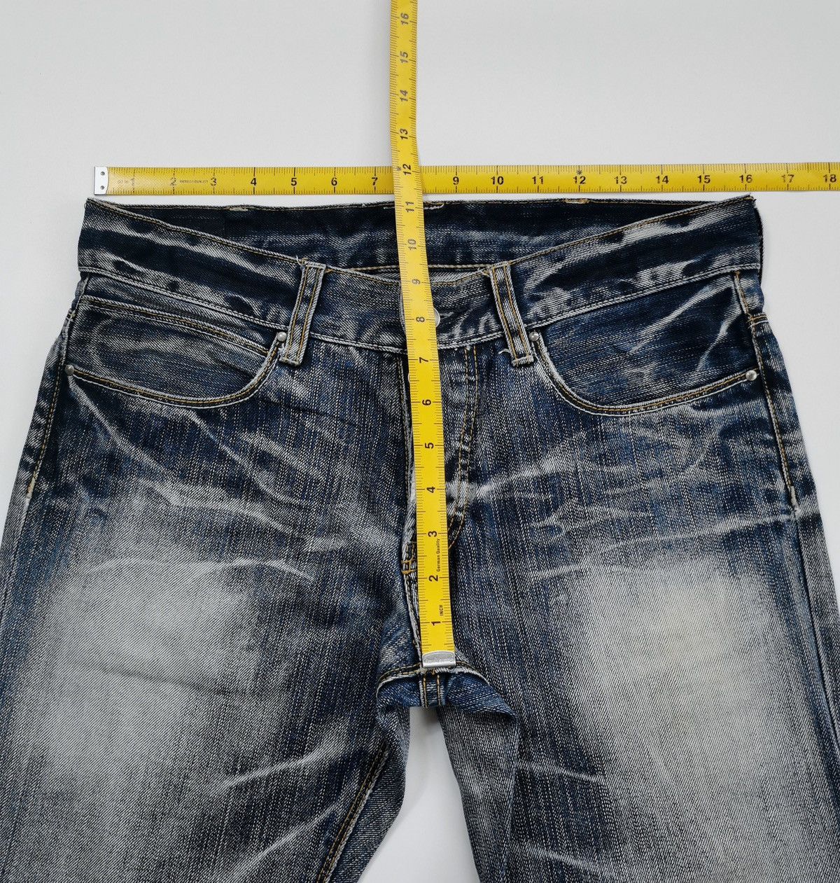 Boycott Boycott Japan Broken Twill Faded Denim Jeans Size US 32 / EU 48 - 16 Thumbnail