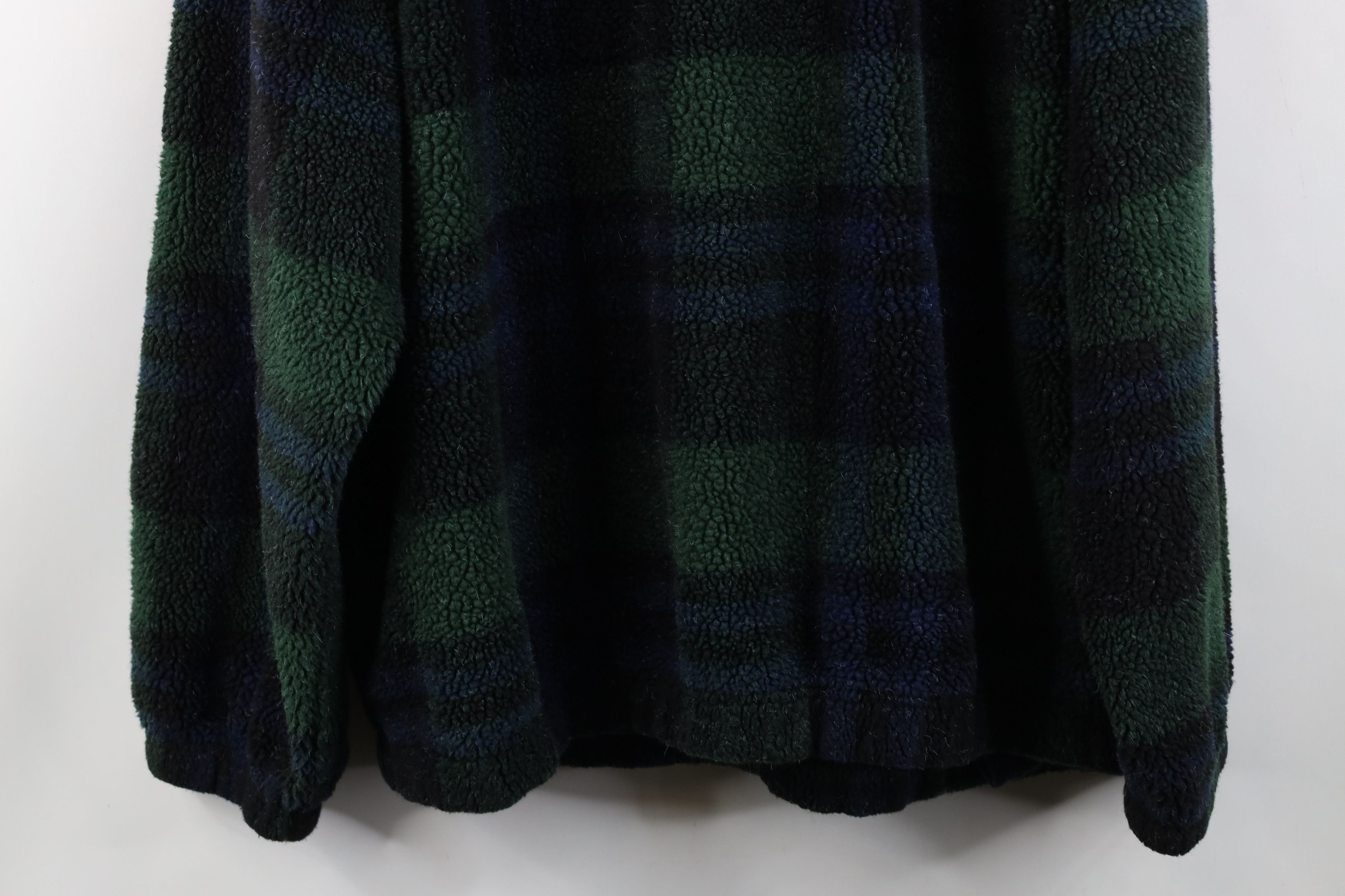 Vintage Vintage 90s Streetwear Half Zip Pullover Sweater Plaid Size US XL / EU 56 / 4 - 13 Thumbnail