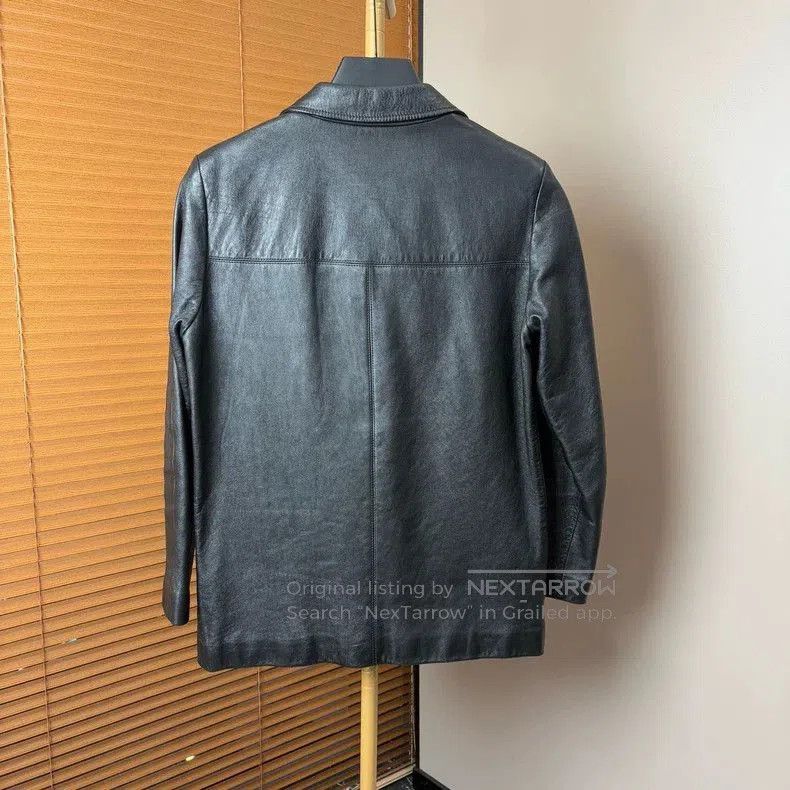 Yves Saint Laurent YSL Black Leather Jacket Size US XS / EU 42 / 0 - 2 Thumbnail