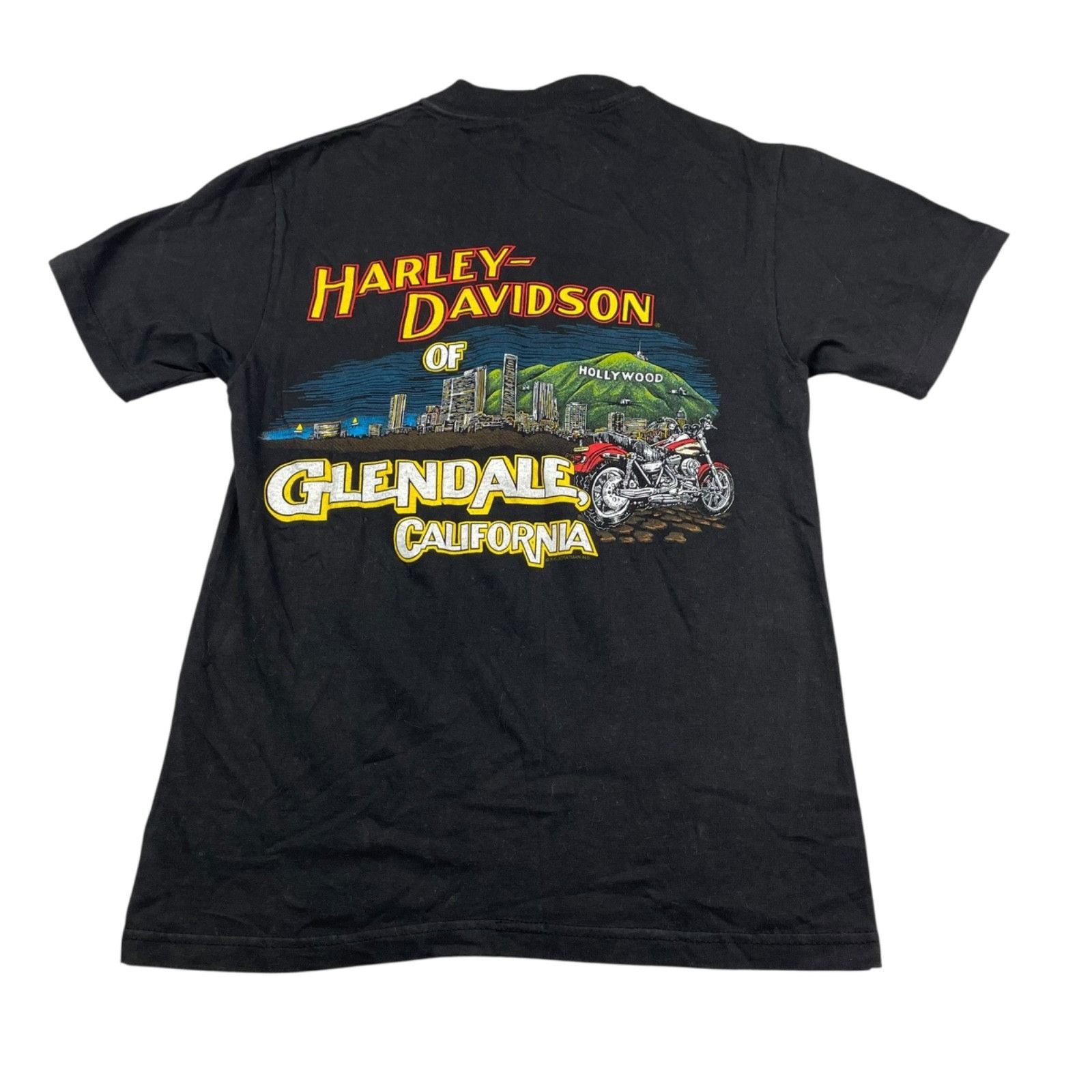 Harley Davidson VTG 1996 Harley Davidson Hark! Engine Roars Single Stitch T- Size US S / EU 44-46 / 1 - 3 Thumbnail