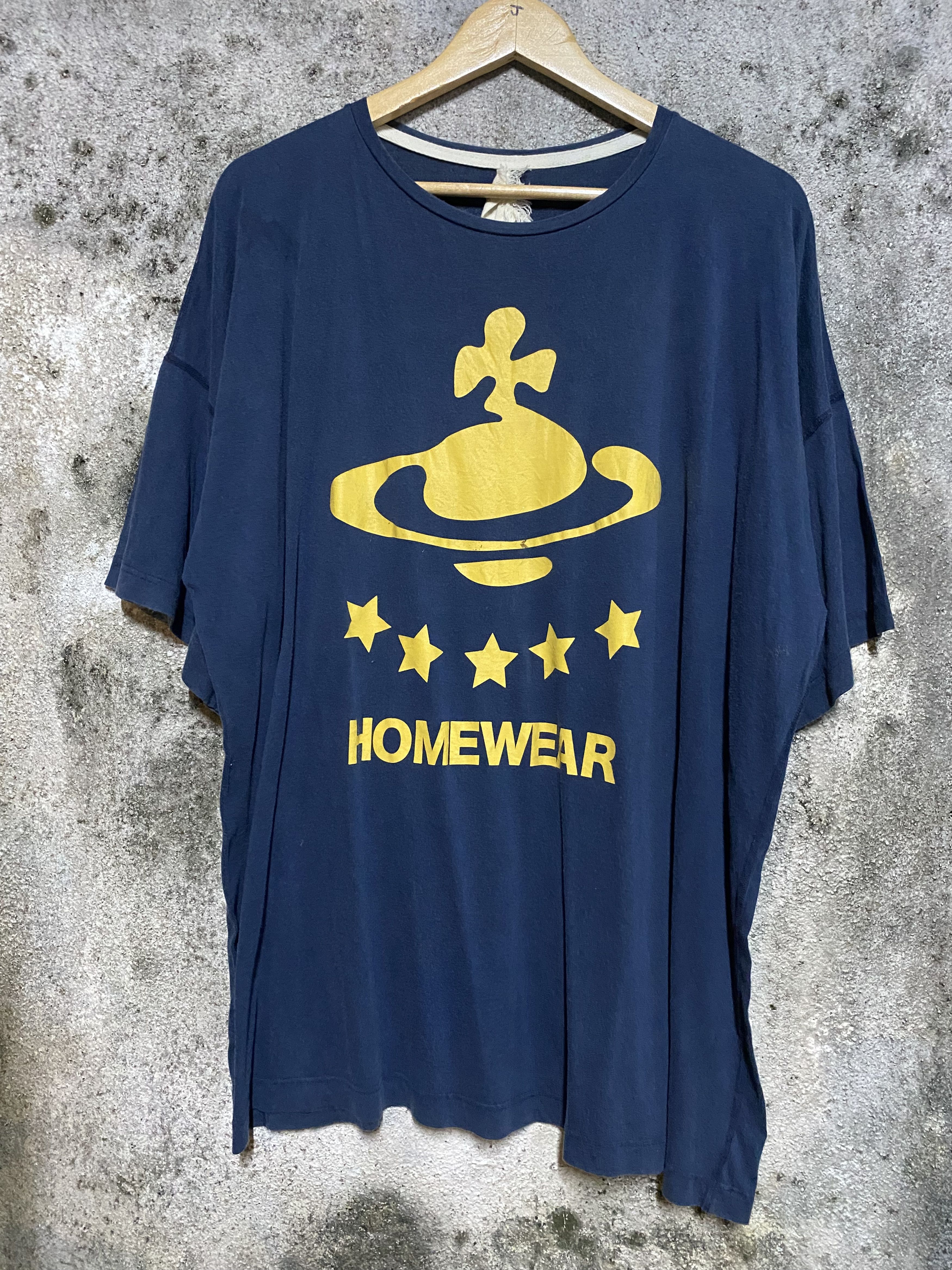 Vivienne Westwood Vivienne Westwood Homewear Big Logo Tshirt Navy Blue Size US L / EU 52-54 / 3 - 1 Thumbnail