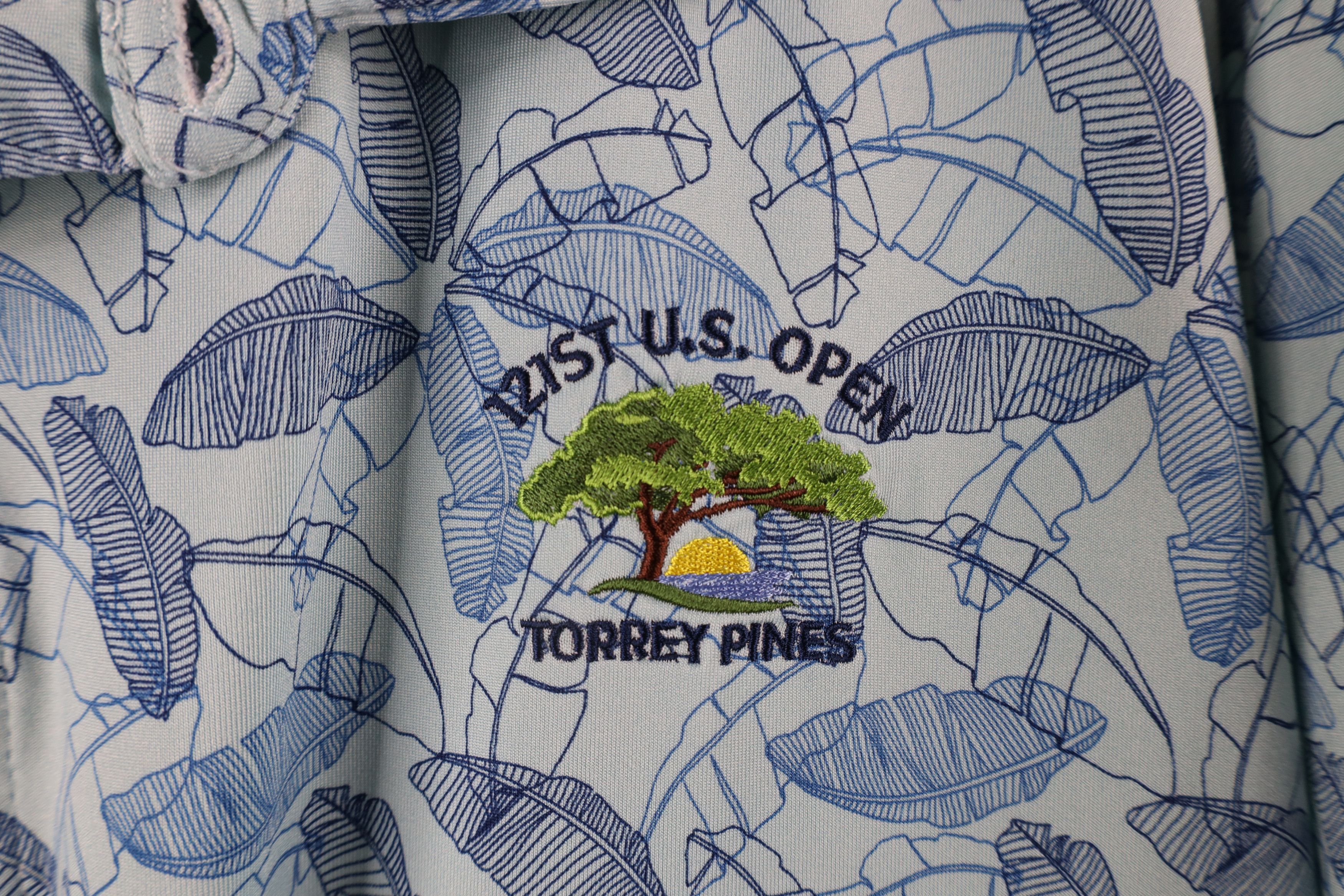 Vintage US Open US Open Torrey Pines Palm Tree Leaves Golf Polo Size US XXL / EU 58 / 5 - 4 Thumbnail