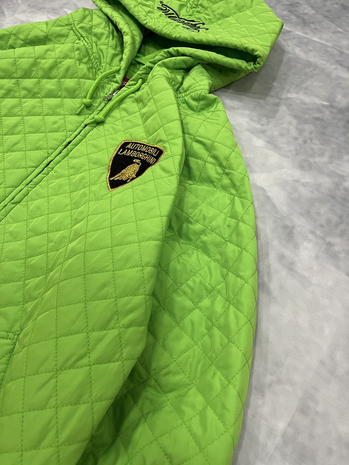 Lamborghini × Supreme Supreme x Lamborghini Quilted Hooded Bomber Jacket Size US L / EU 52-54 / 3 - 6 Thumbnail