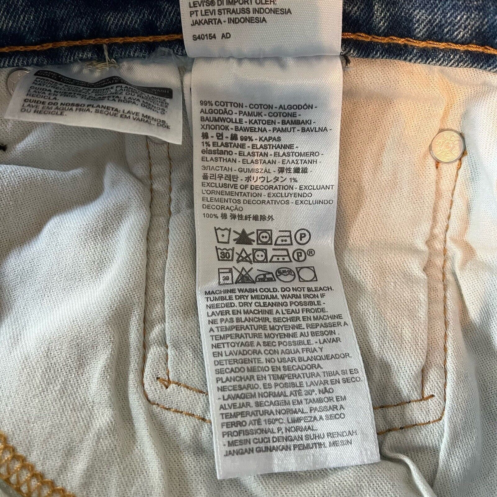 Levi's NWT Levis 550 Jeans Big & Tall Relaxed Fit 44 X 30 Size US 44 / EU 60 - 7 Thumbnail