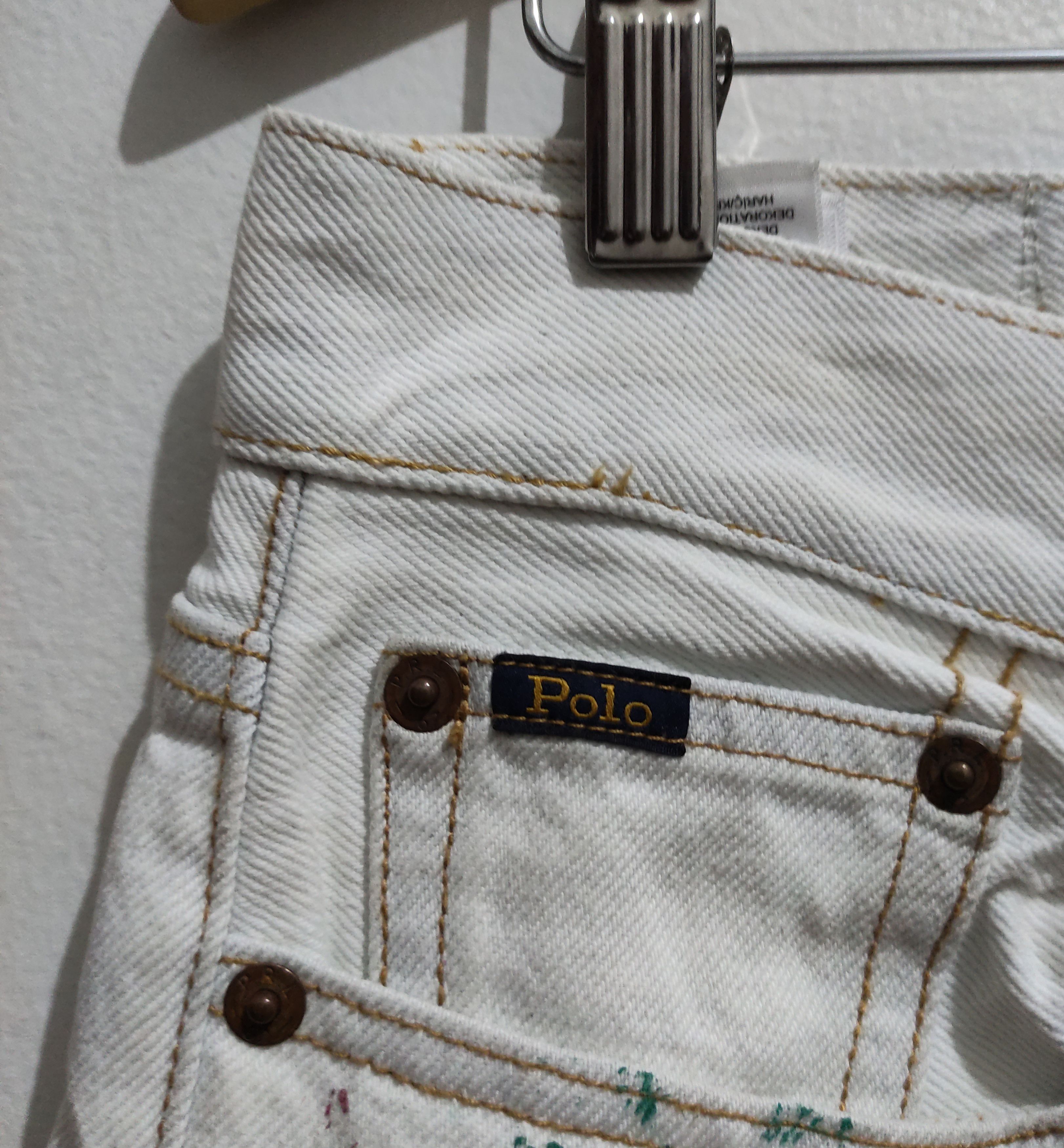 Polo Ralph Lauren Polo Ralph Lauren Paint Splatter Jeans Size 30 Size 30" / US 8 / IT 44 - 16 Thumbnail