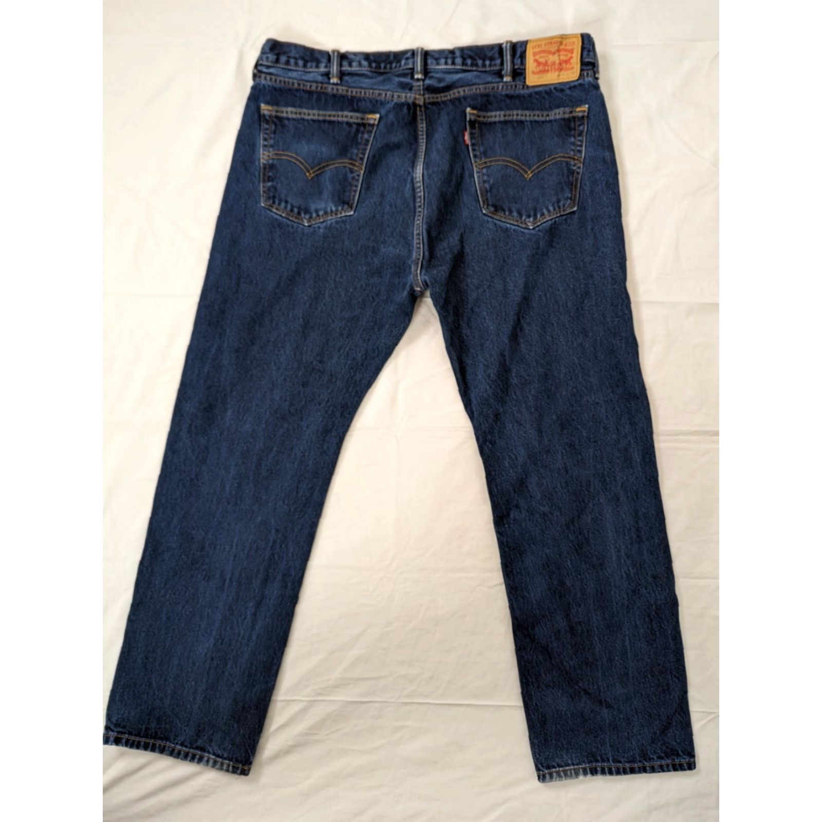 Levi's Levi's 505 Jeans Regular Fit Straight Leg Dark Wash Mens 42 X 32 M5M Size US 42 / EU 58 - 2 Thumbnail