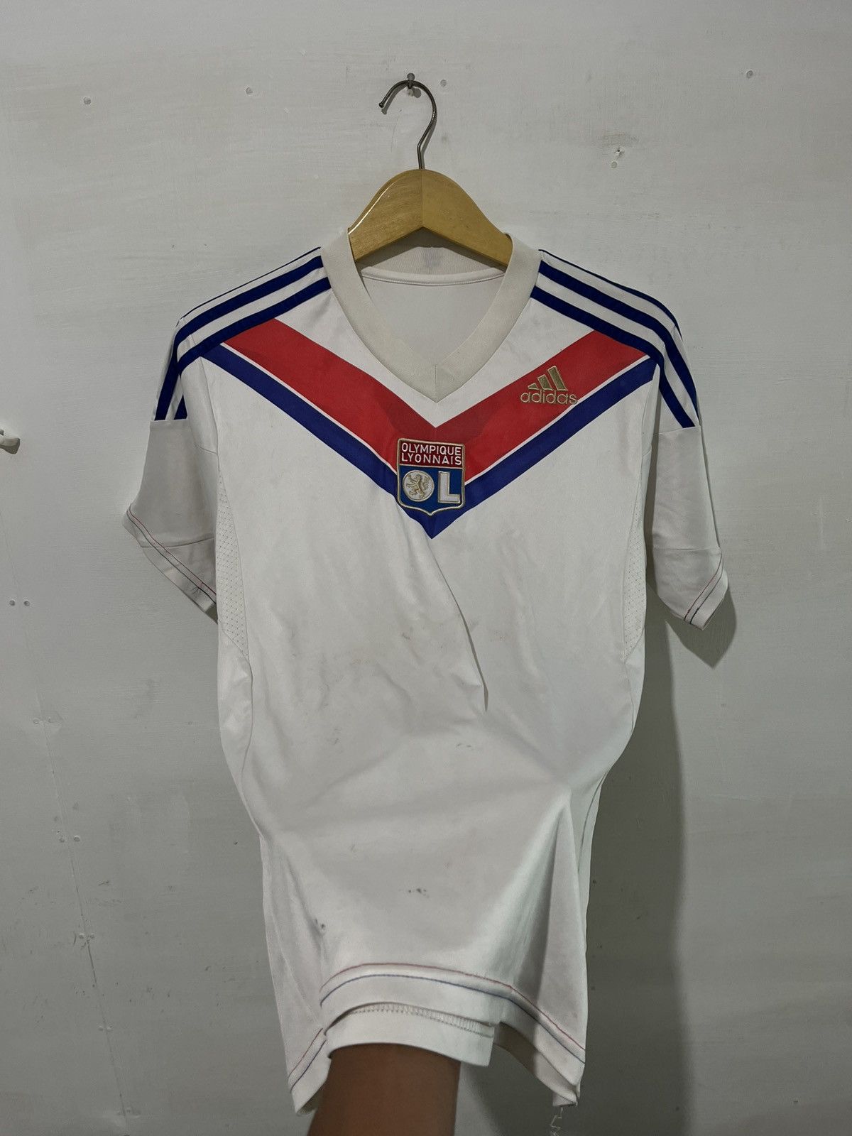 Vintage Olympique Lyon 2013-14 Home Kit Size Medium Europa League Size US M / EU 48-50 / 2 - 3 Thumbnail