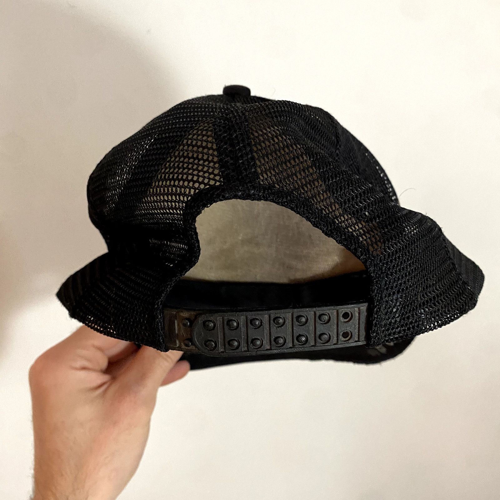 Harley Davidson × Vintage Vintage Harley Davidson Flame Logo Trucker Snapback Hat Size ONE SIZE - 5 Thumbnail