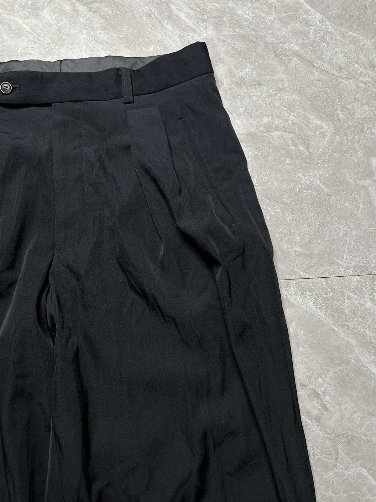 Issey Miyake Issey Miyake F/W 92 Highwaist Wool Nylon Baggy Pants Size US 30 / EU 46 - 3 Thumbnail