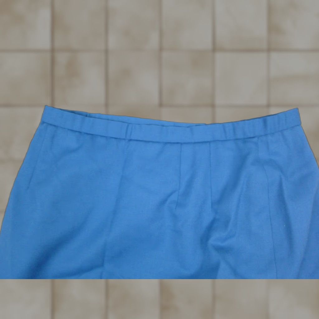 Pendleton VINTAGE Pendleton Skirt Womens 16 Blue A-Line 100% Wool Mod 80s 90s Made in USA Size 38" / US 16 / IT 52 - 1 Thumbnail