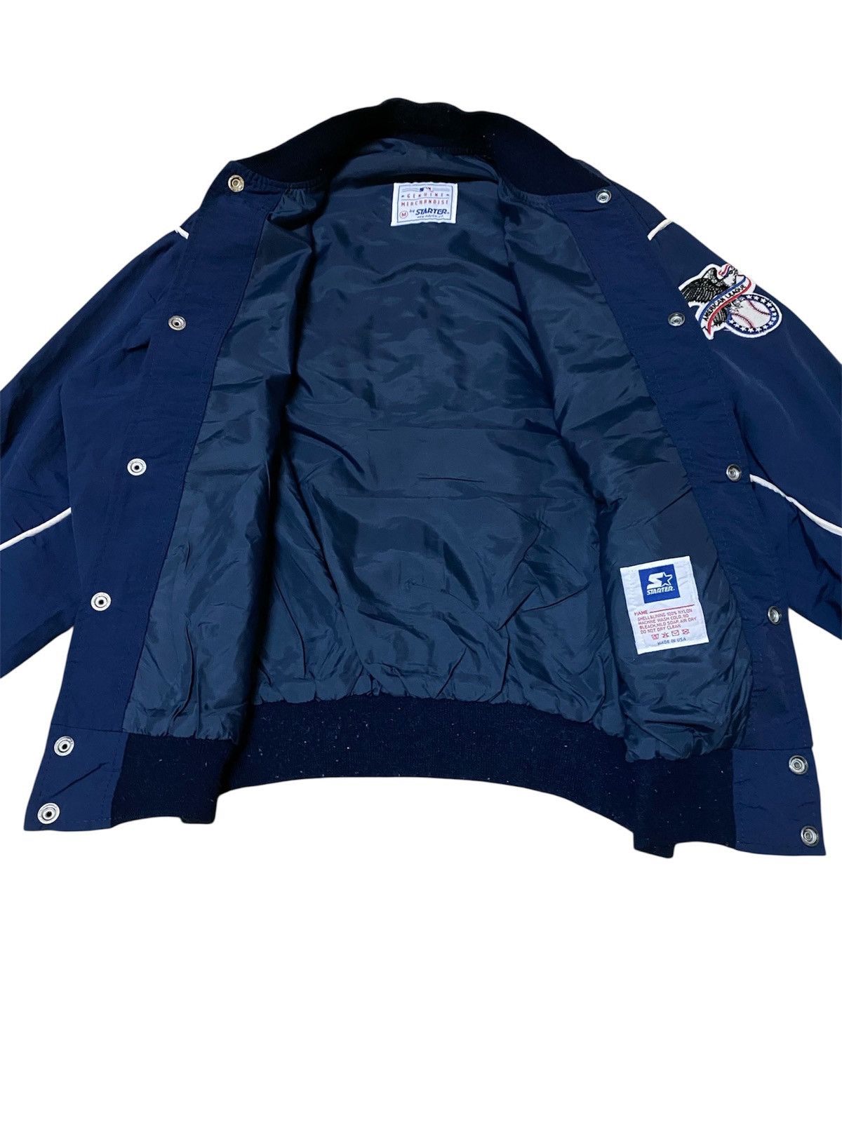 Starter Vintage 90s Starter Sportwear New York Yankees Bomber Jacket Size US M / EU 48-50 / 2 - 2 Thumbnail