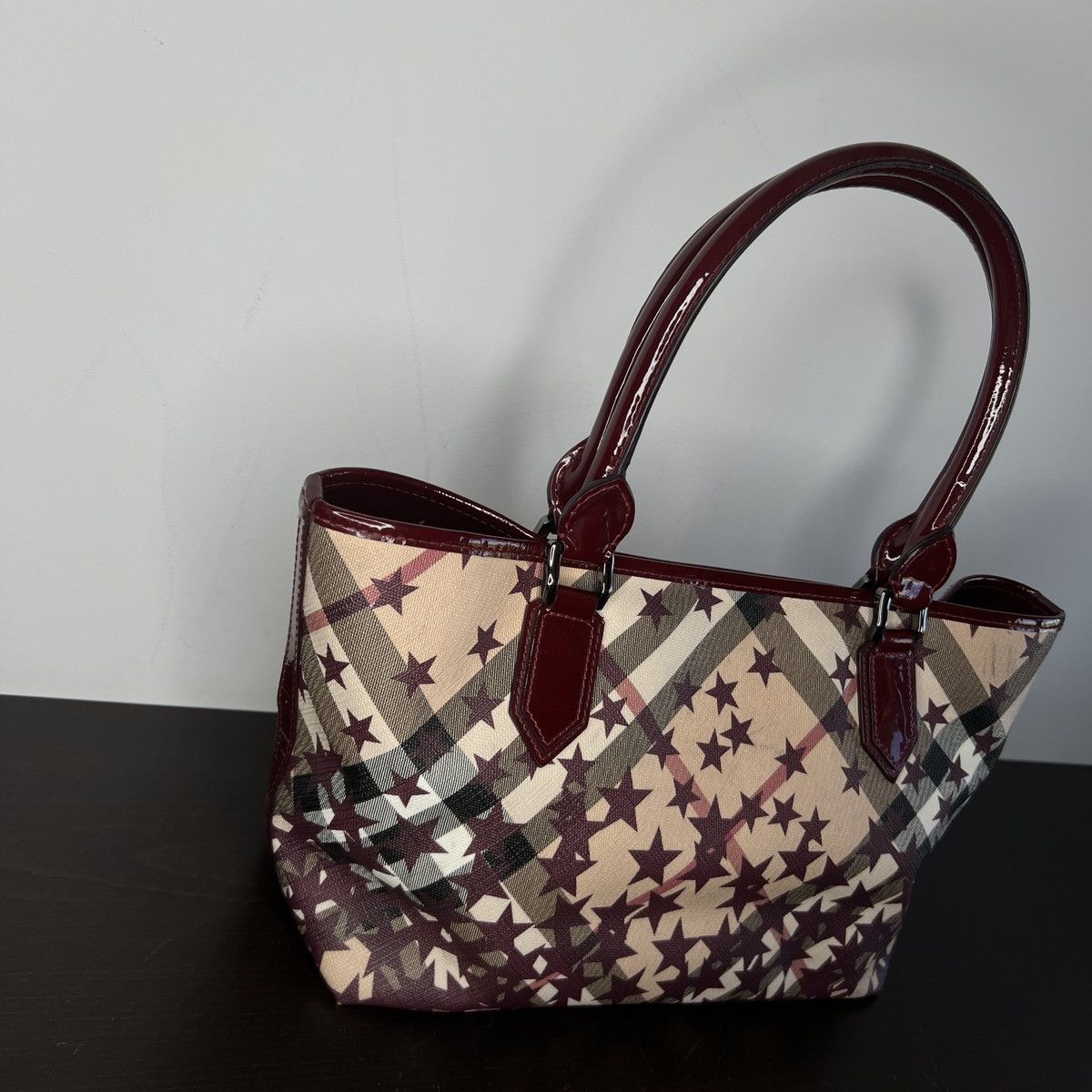 Burberry × Designer Burberry Nova Check Handle Shoulder Bag Nova Check Stars Size ONE SIZE - 3 Thumbnail