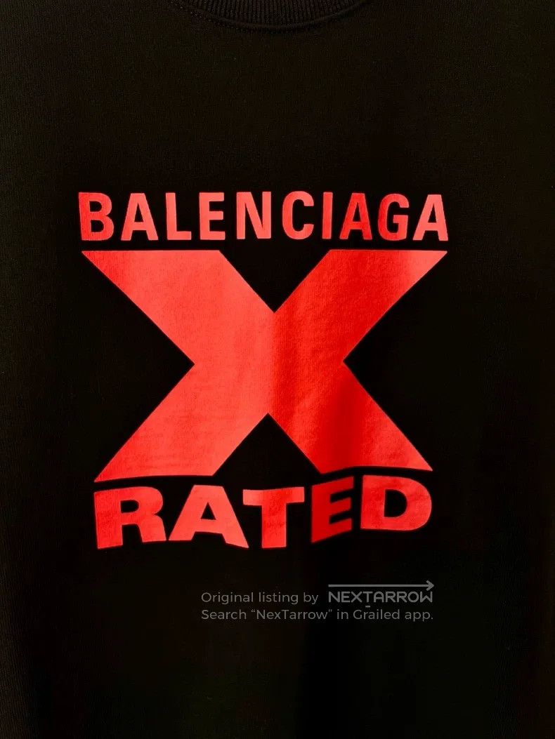 Balenciaga Balenciaga Capital X print loose fit black short sleeve T- Size US S / EU 44-46 / 1 - 3 Thumbnail